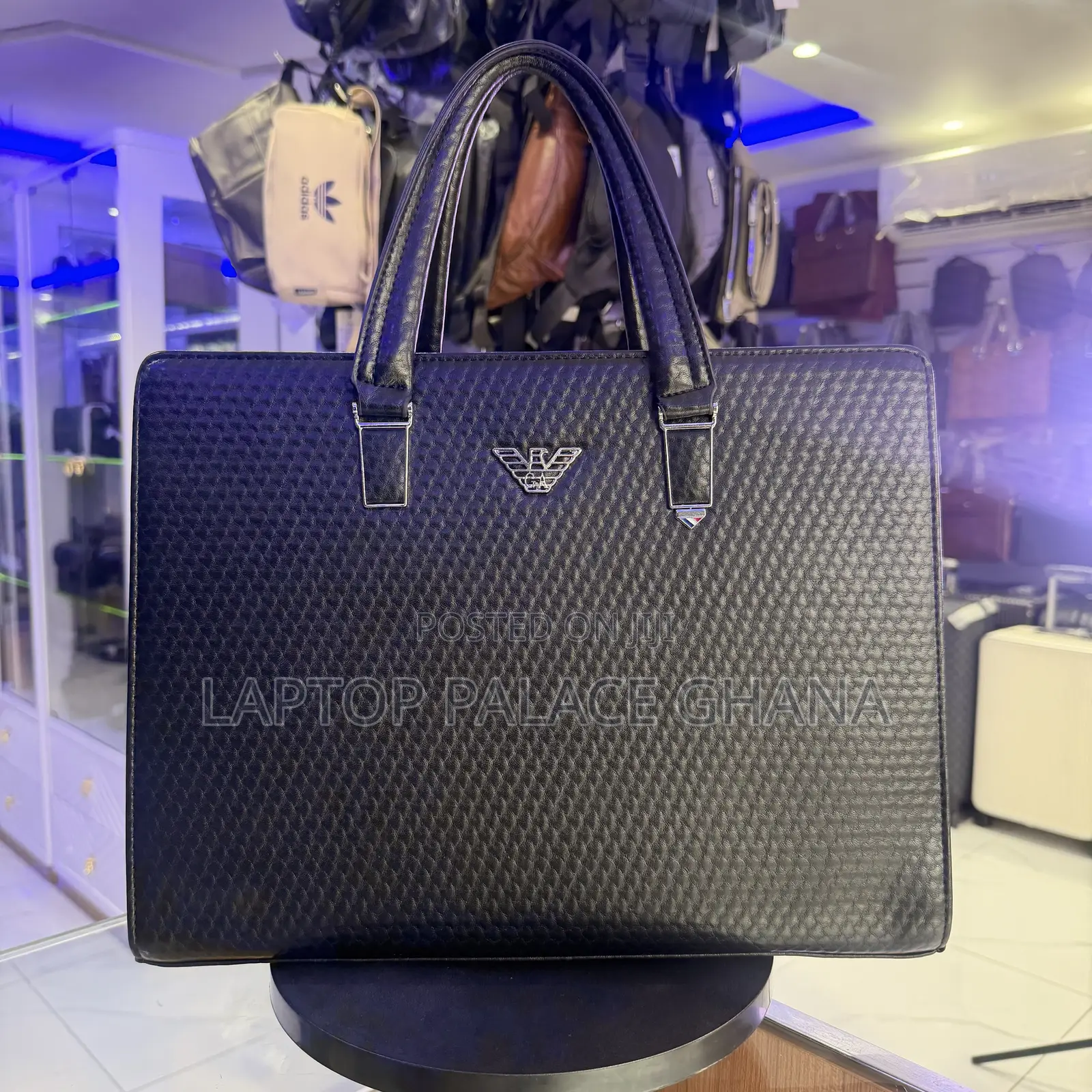 Giorgio Armani Leather Briefcase