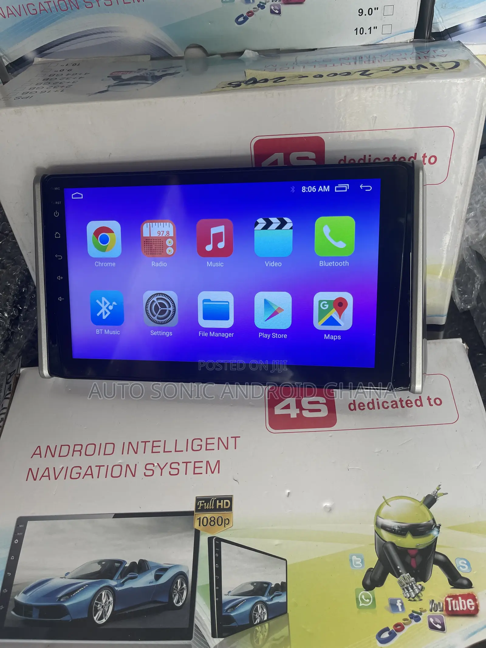 Toyota RAV4 2020 Android Infotainment Upgrade Screen 10”