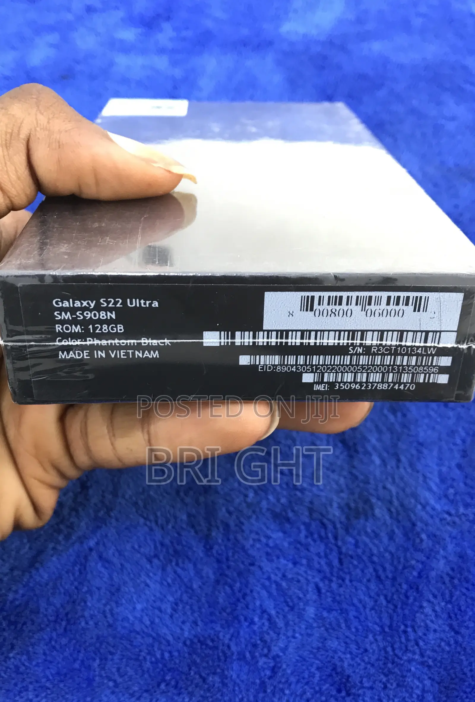 New Samsung Galaxy S22 Ultra 128 GB Black