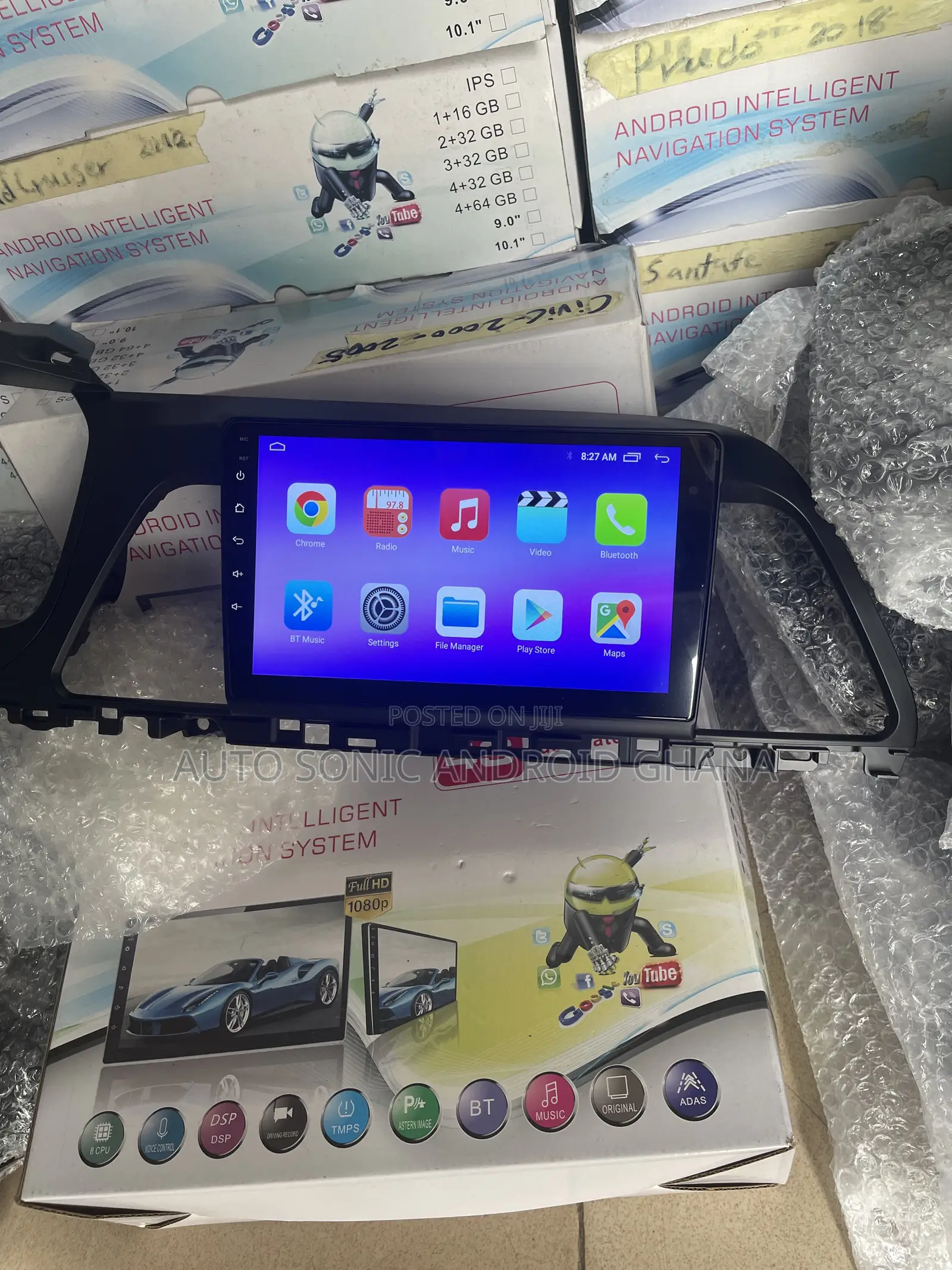 Hyundai Sonata 2016 Android Infotainment Upgrade Screen