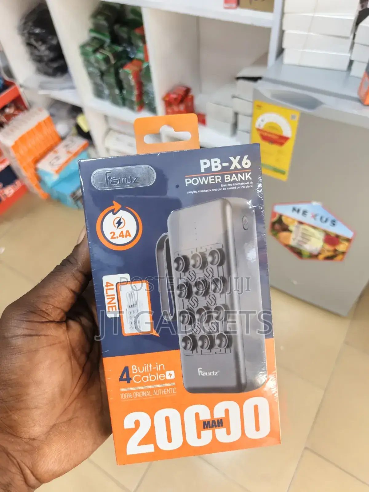 FSUDZ PB-X6 20,000mAh POWER BANK — Your All-in-One Charging Companion!