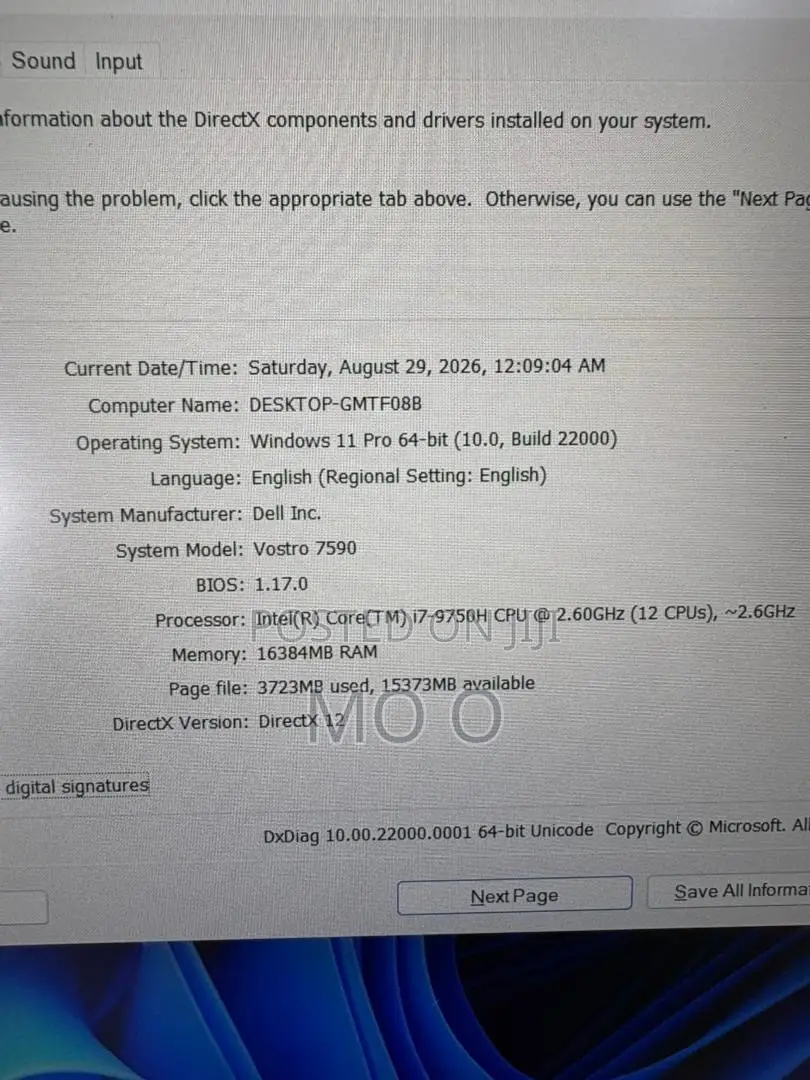 Laptop Dell Vostro 7510 16GB Intel Core i7 SSD 256GB