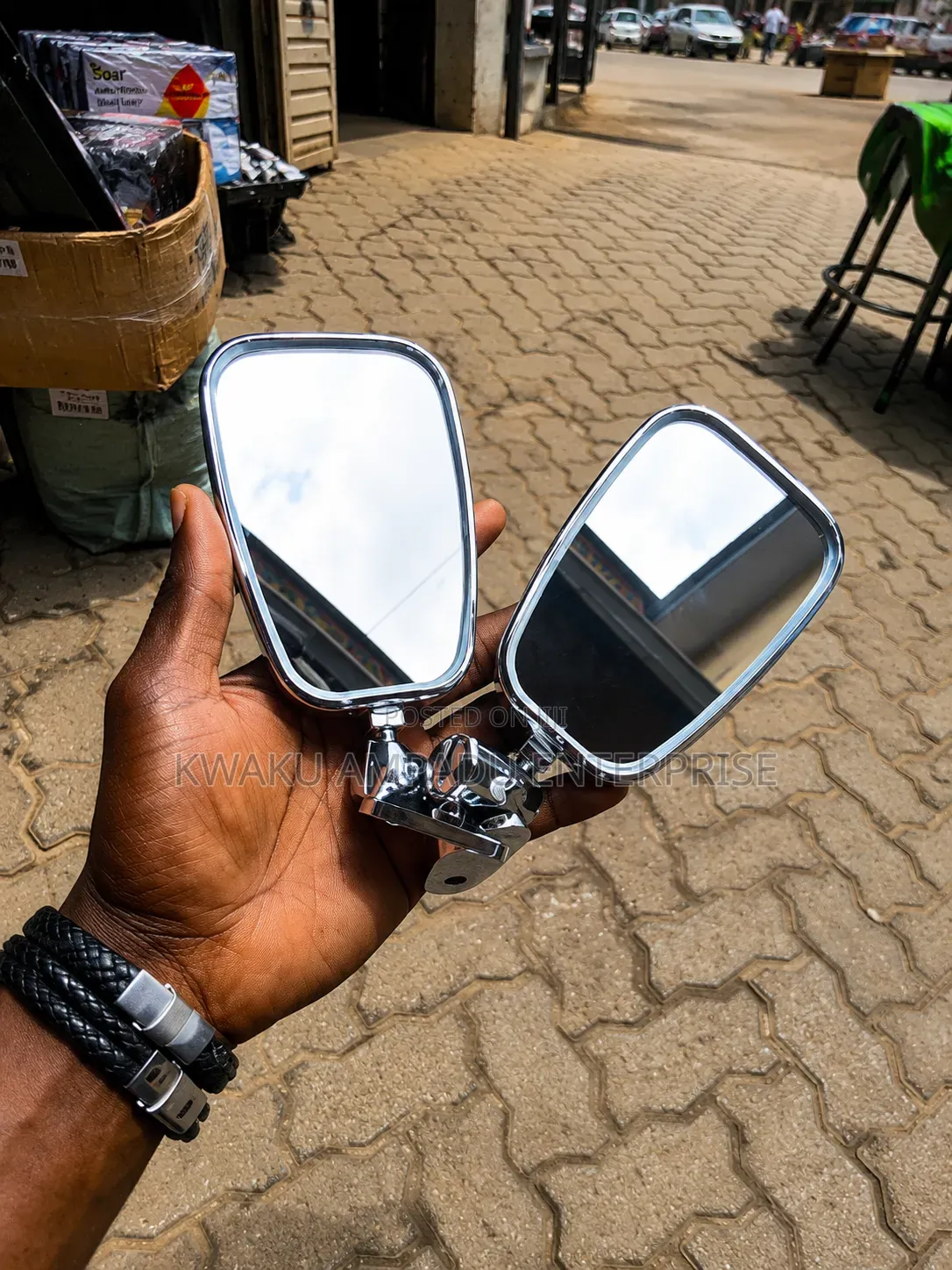 Chrome Side Mirror – Up Mirror