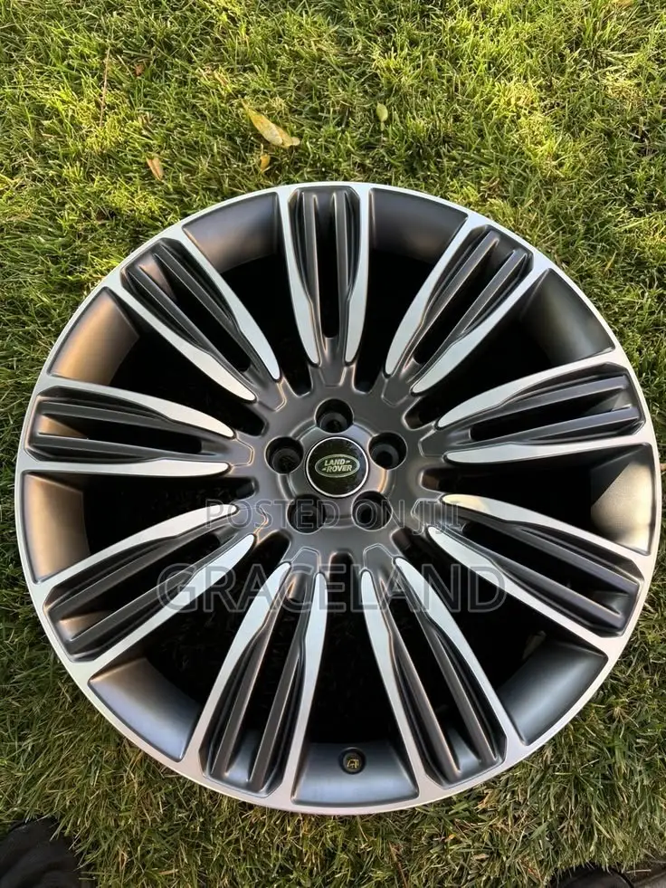 This Is Original Black Mat Alloy Rims Range Rover Sports_Velar 22 Inch