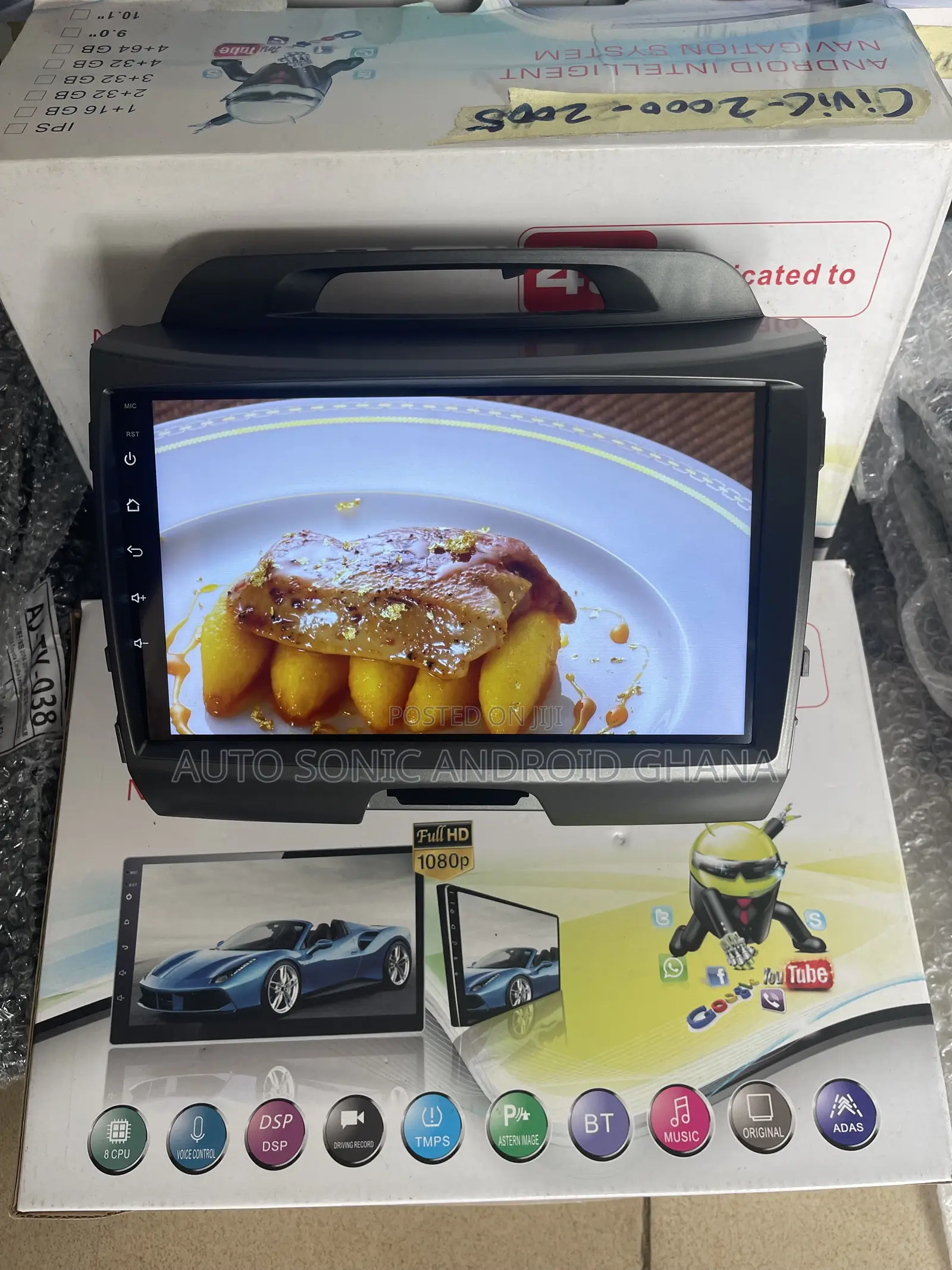 Kia Sportage 2012 Android Infotainment Upgrade Screen
