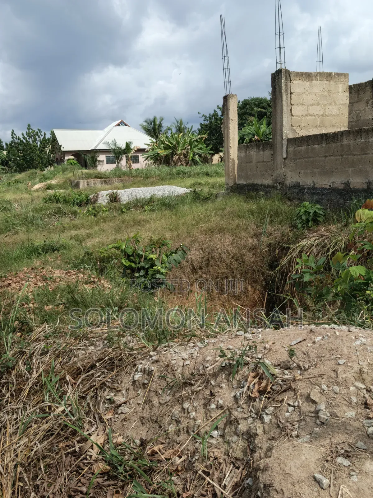 Two Plot With Proposed Guest House Structure for Sale at Abuontem