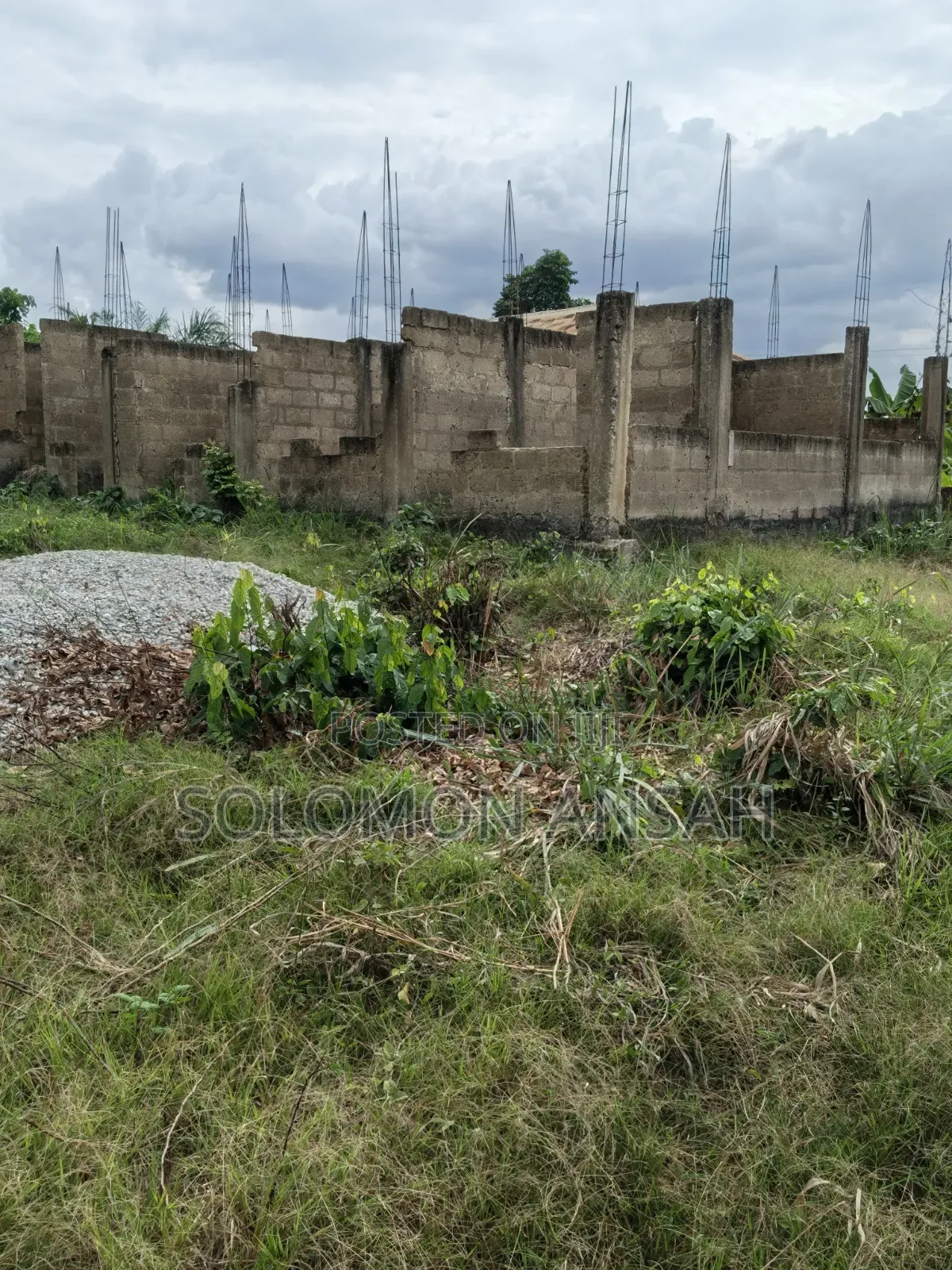 Two Plot With Proposed Guest House Structure for Sale at Abuontem