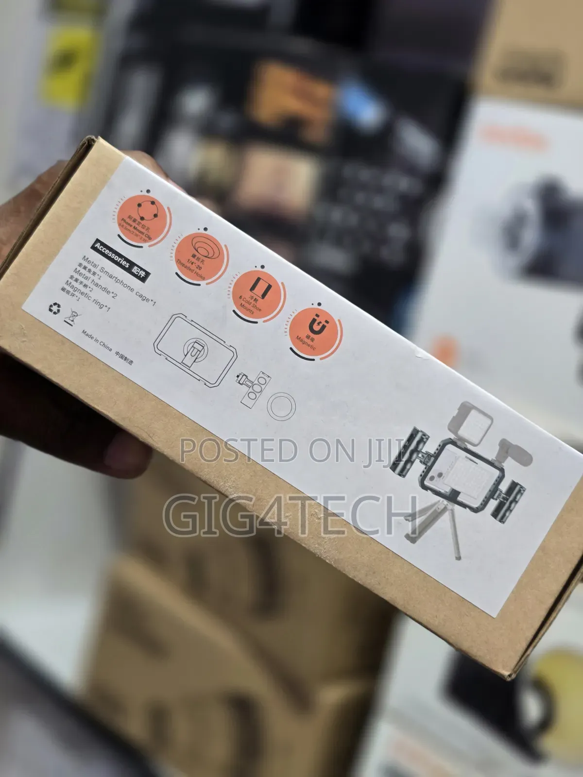 SCG P03 Universal Phone Rig Cage and Video Stabilizer