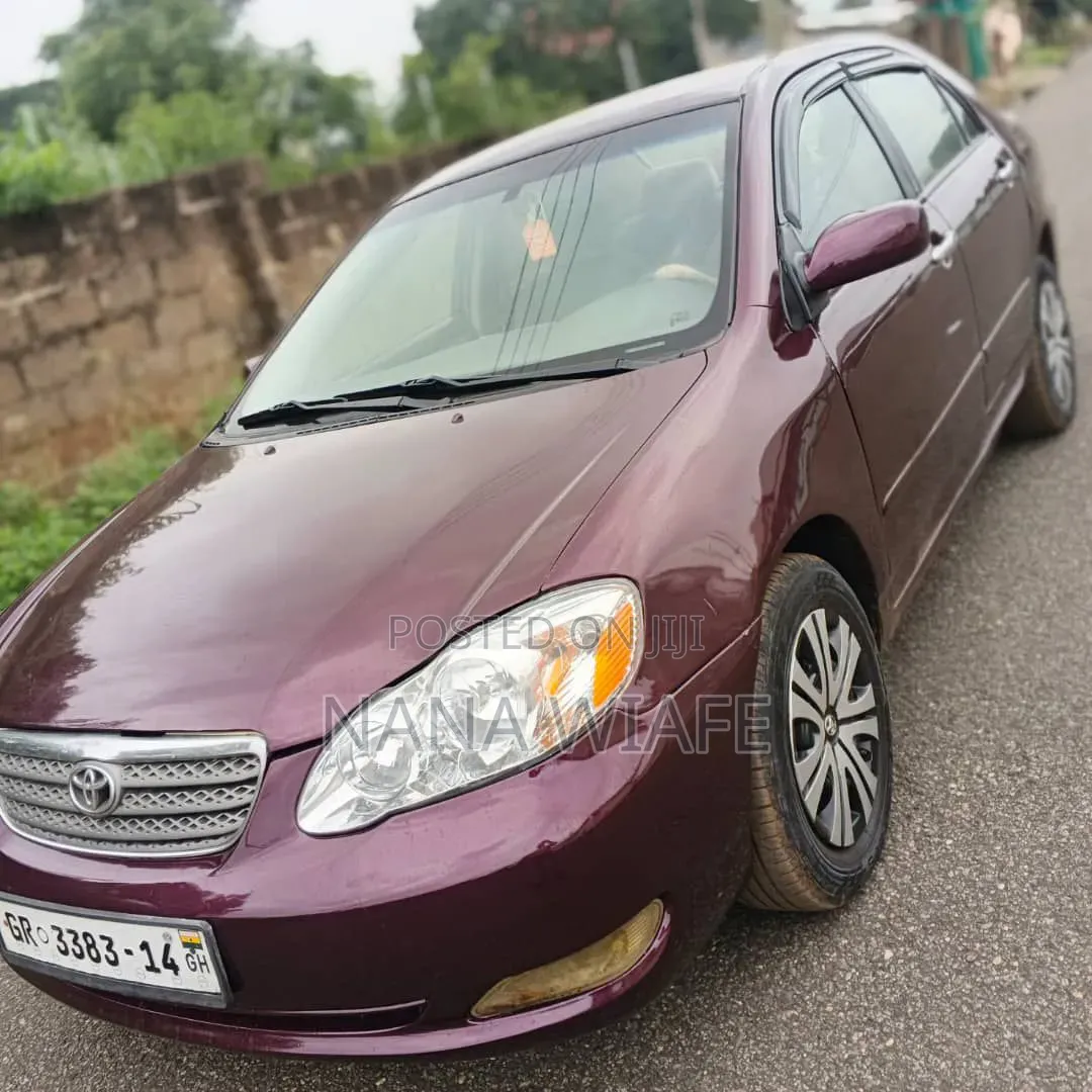 Toyota Corolla 2007 Burgundy