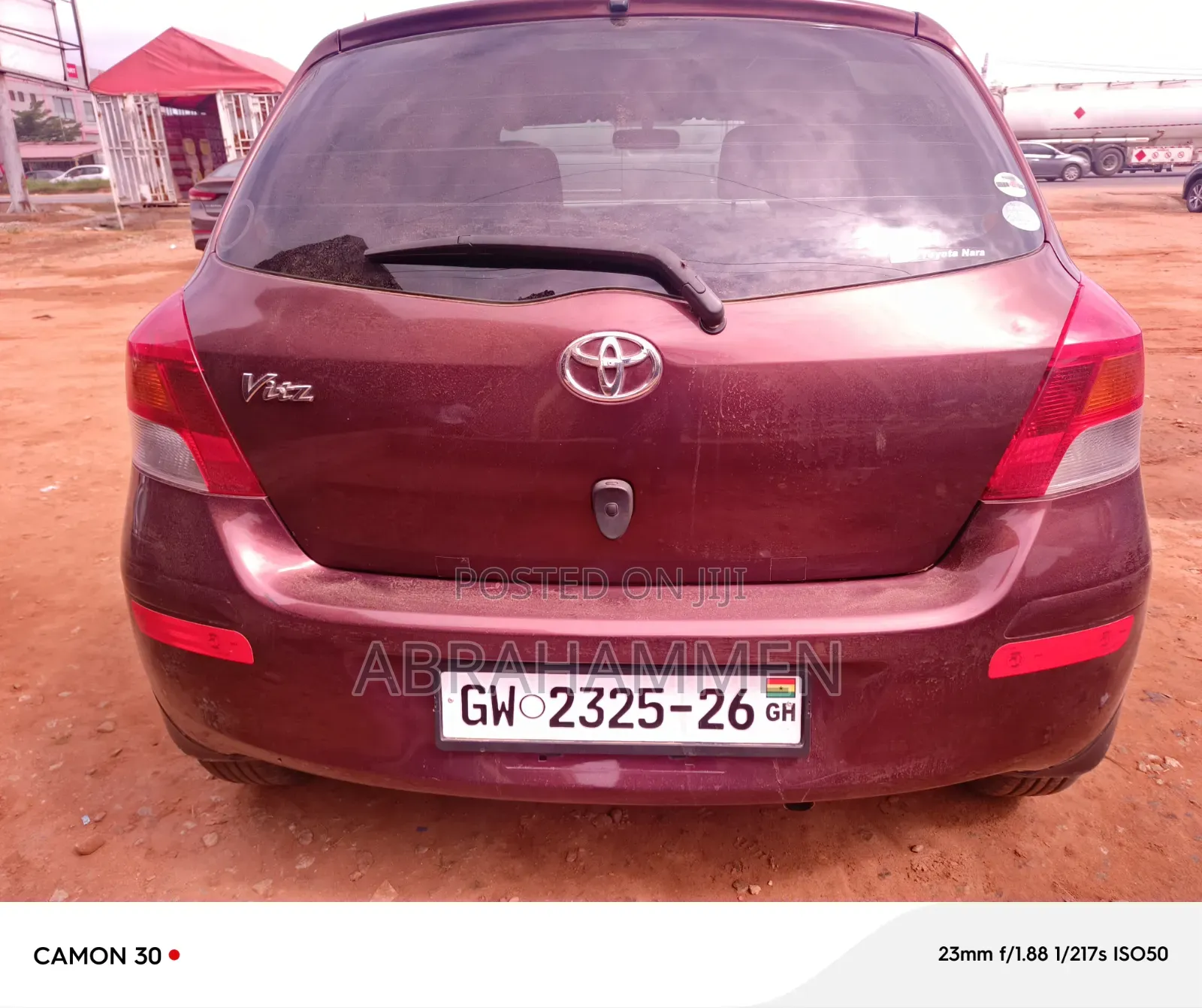 Toyota Vitz 2010 Red