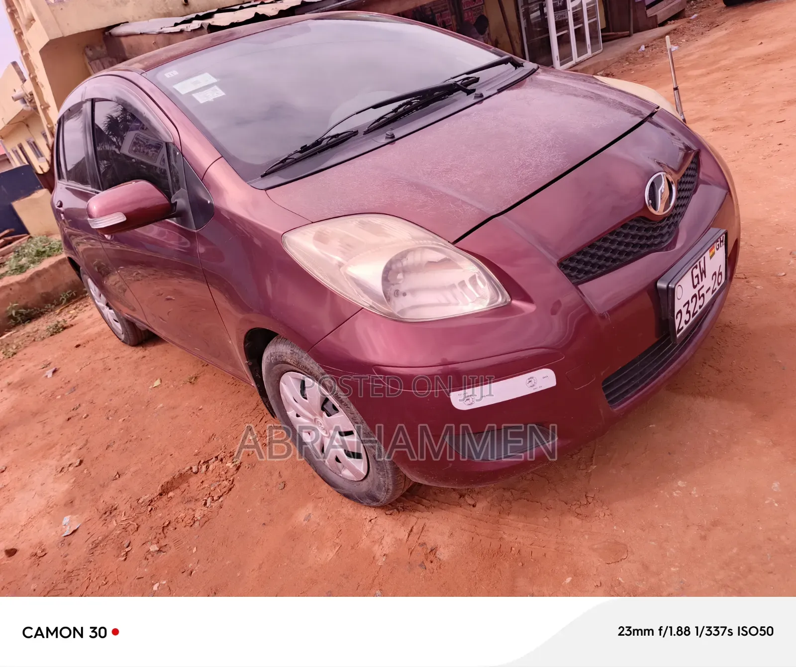 Toyota Vitz 2010 Red