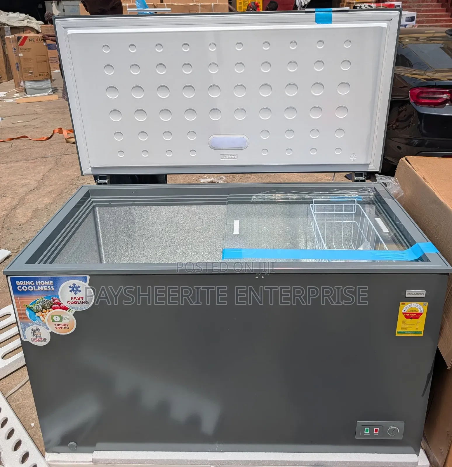 Nasco 380L Chest Freezer Ghc4600