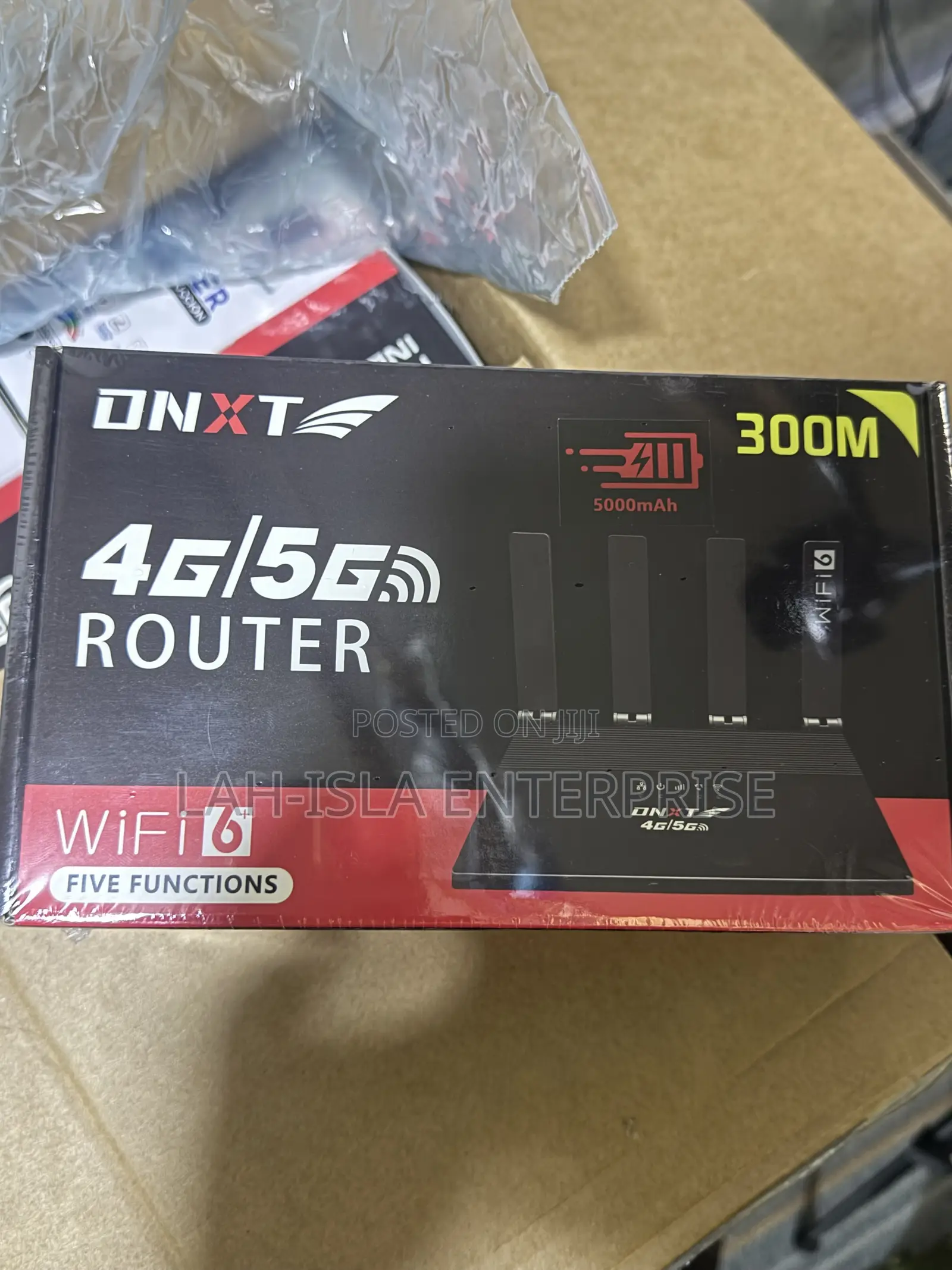 DNXT 4g/5g WiFi 6 Router 5000mAh Battery 300Mbps