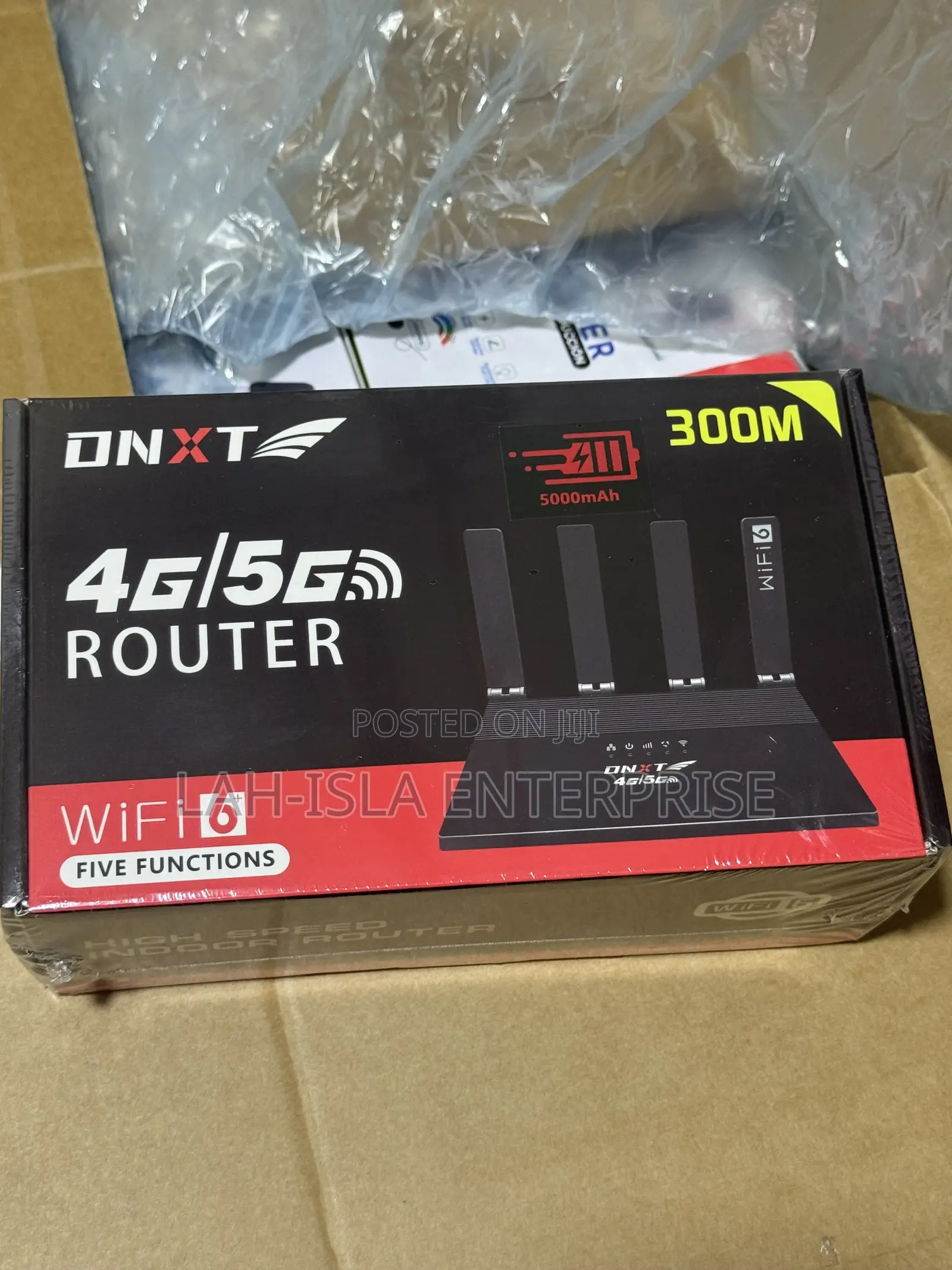 DNXT 4g/5g WiFi 6 Router 5000mAh Battery 300Mbps