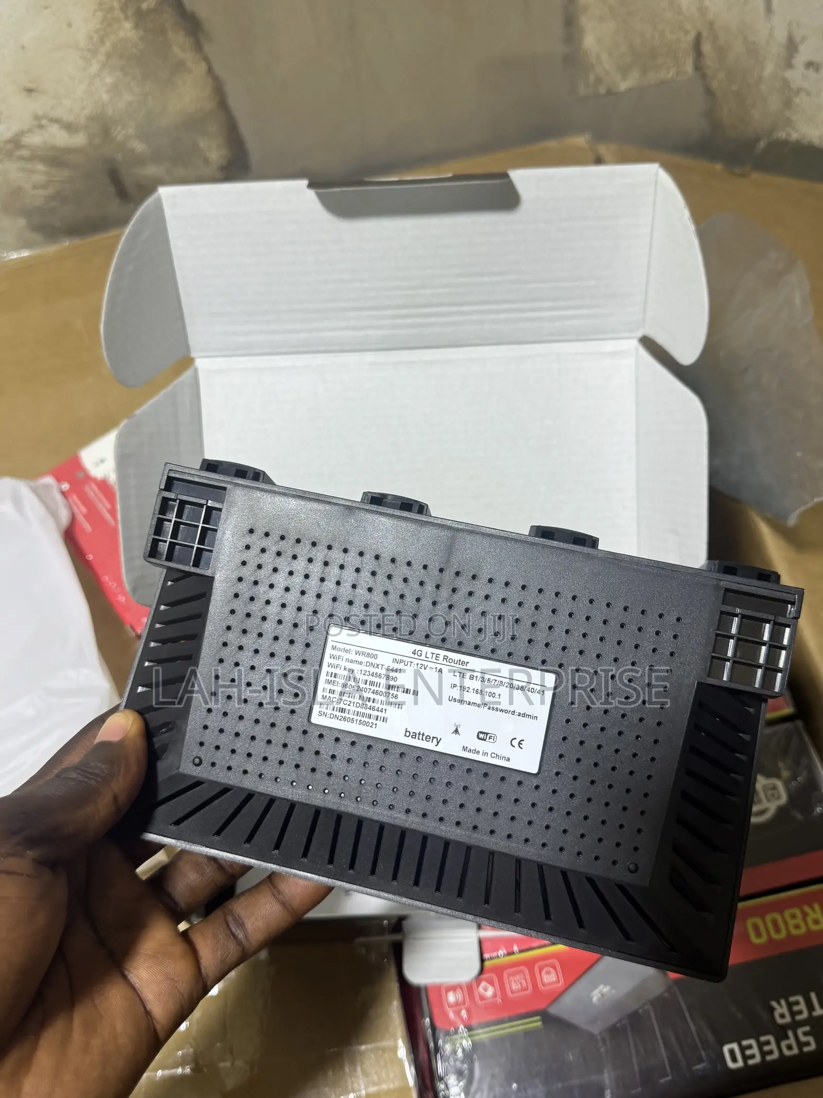 DNXT 4g/5g WiFi 6 Router 5000mAh Battery 300Mbps