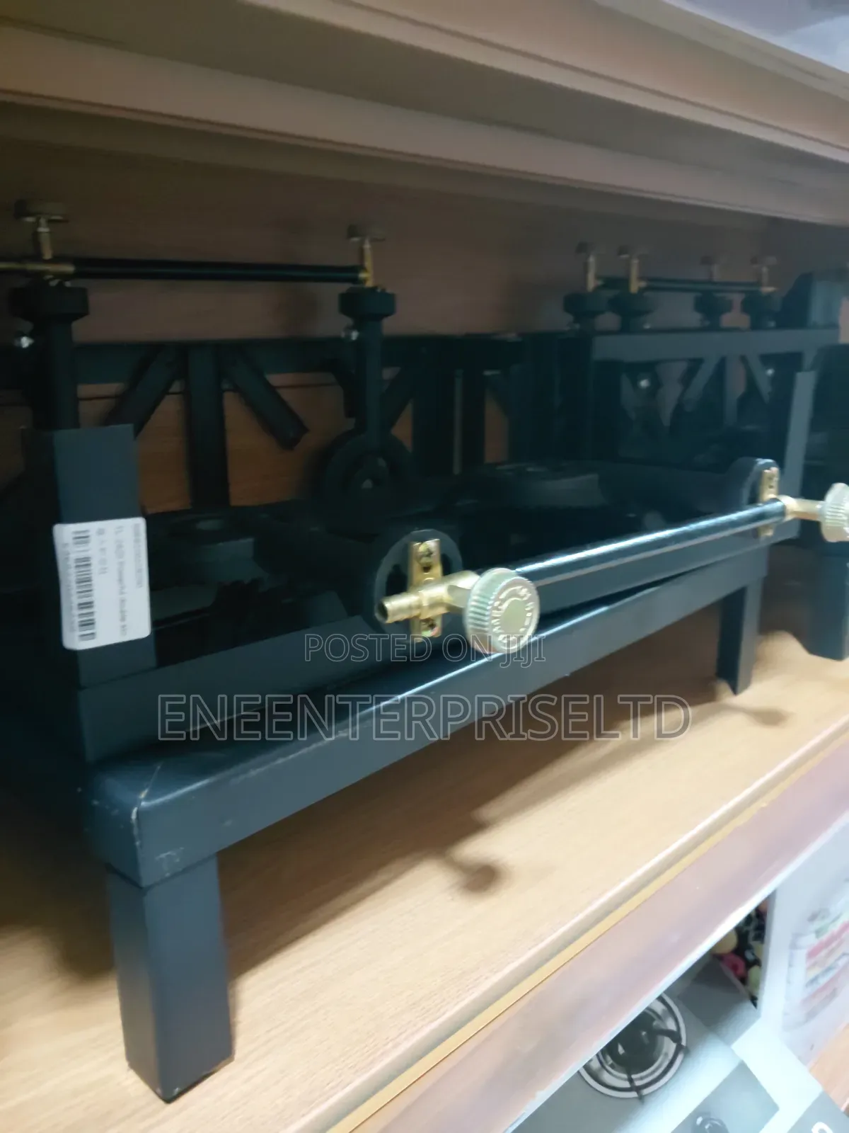 Heavy Duty, Durable Black Cast Iron Gas Burner Stove – 2 Burners