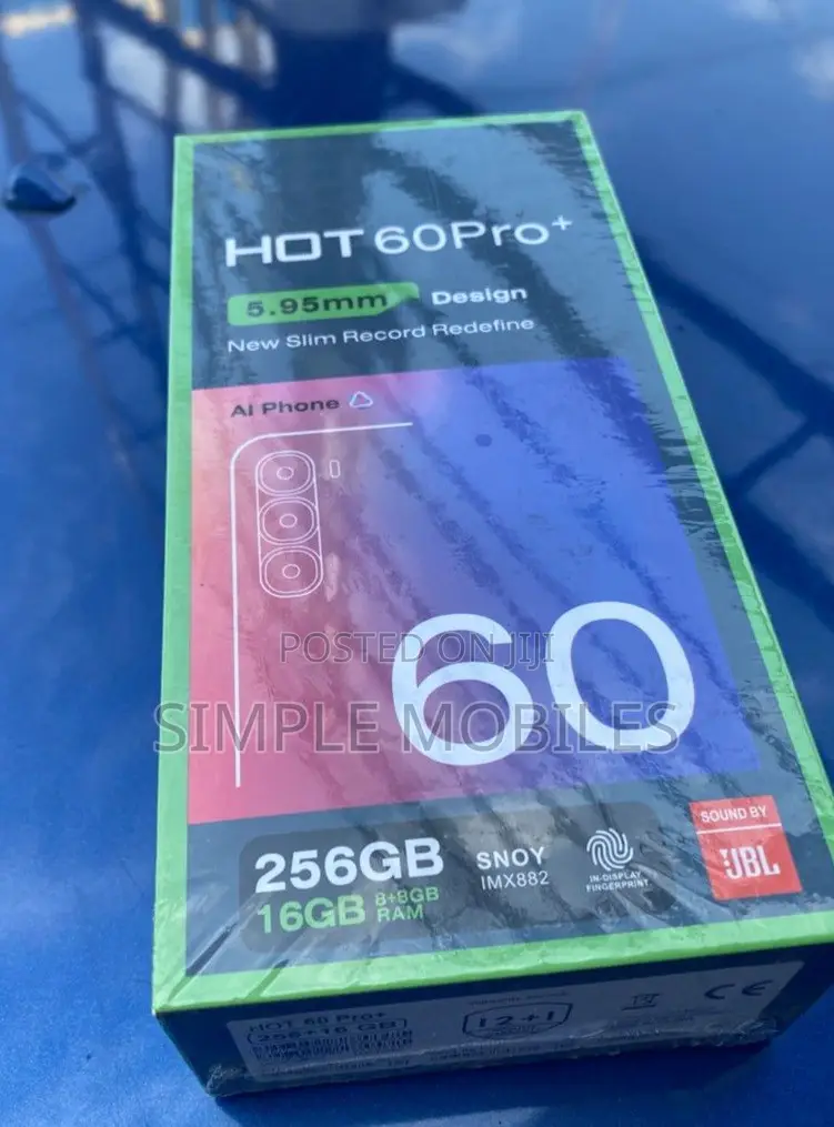 New Infinix Hot 60 Pro+ 256 GB Blue