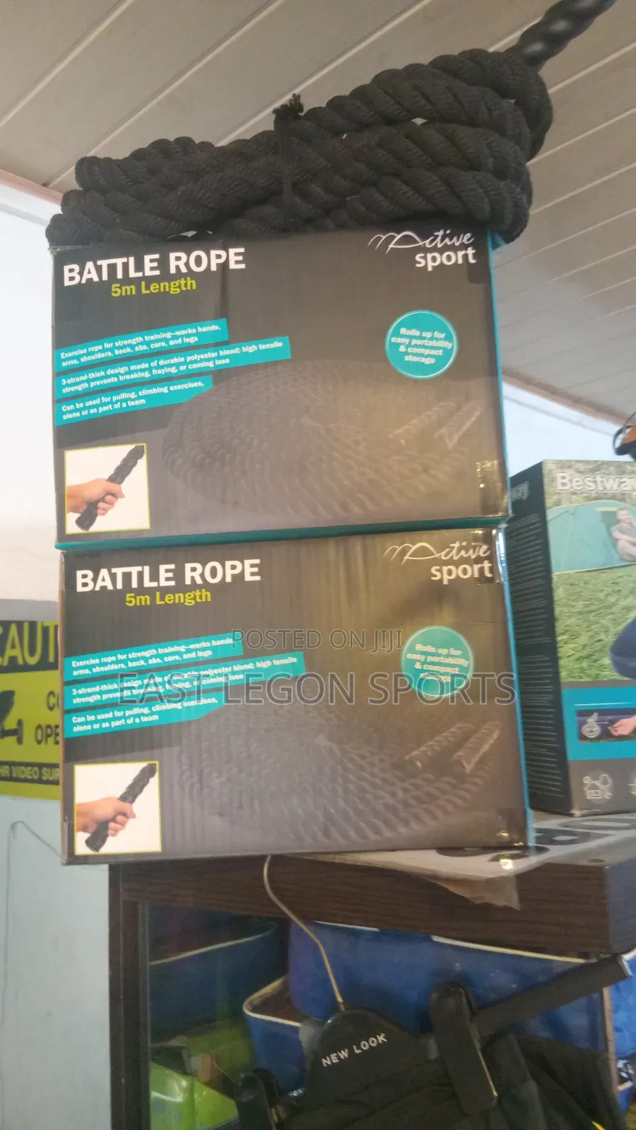 Battle Rope Tag of War Beach Thick Gym Exercise Rope 9m