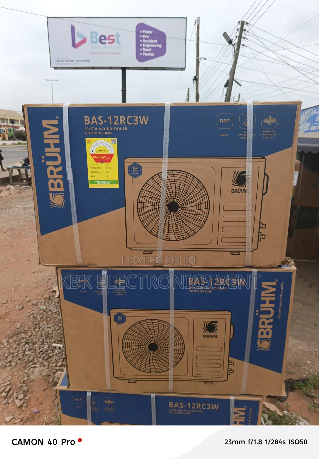 Bruhm 1.5HP R32 Gas Split Air Conditionair
