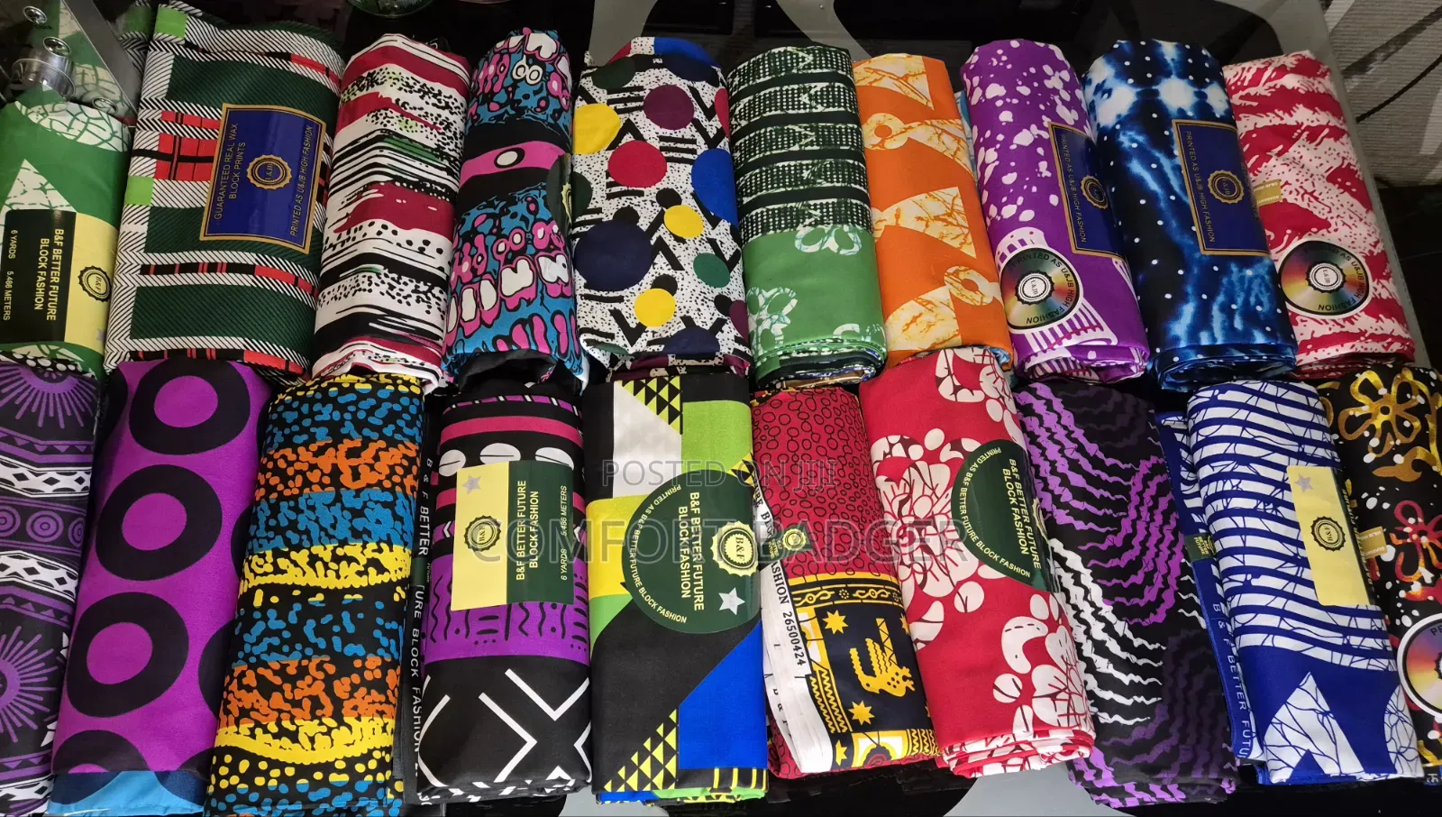 Stylish and Beautiful Small African Prints Available in 6 Yards