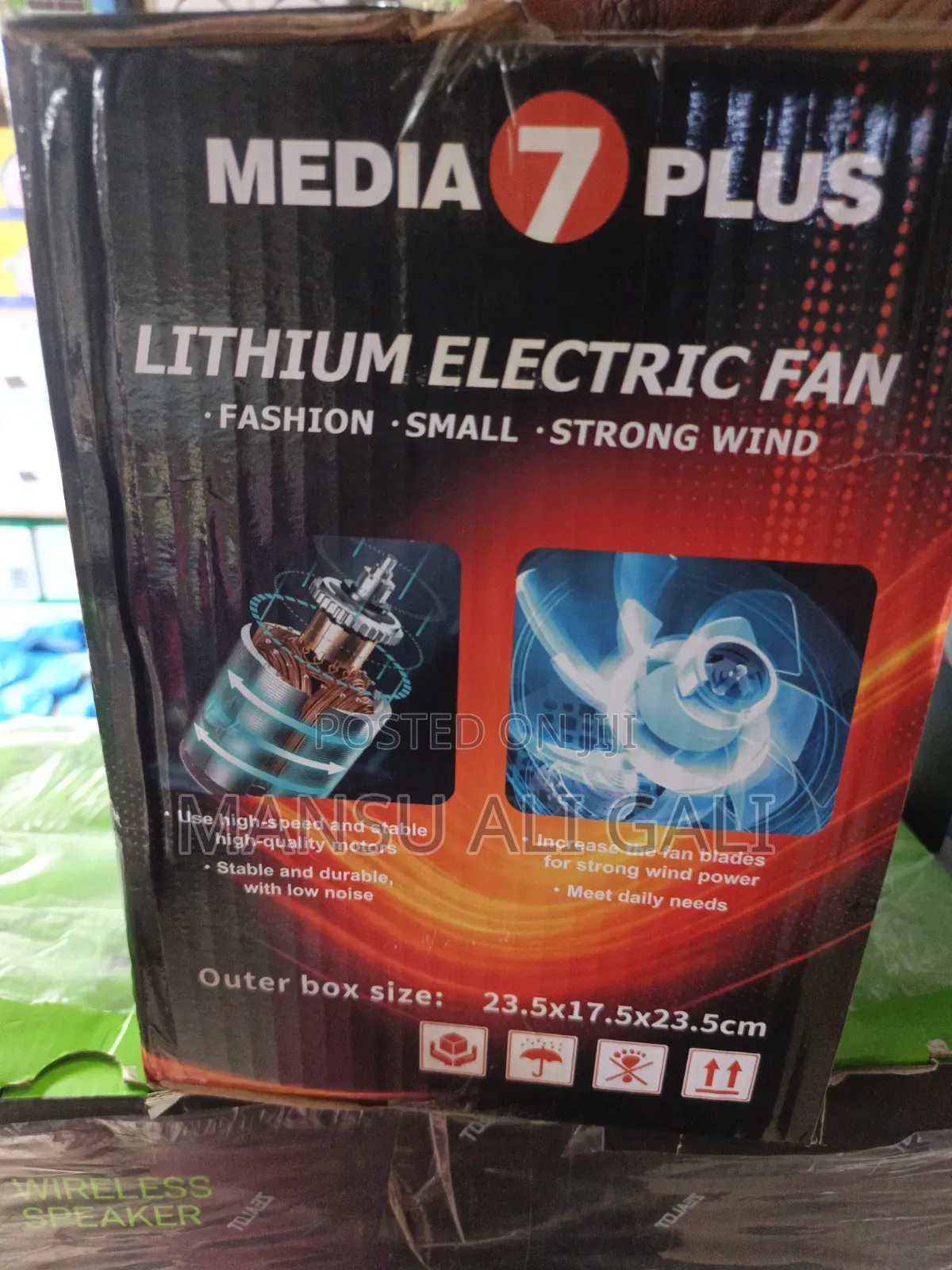 Lithium Reachable Fan