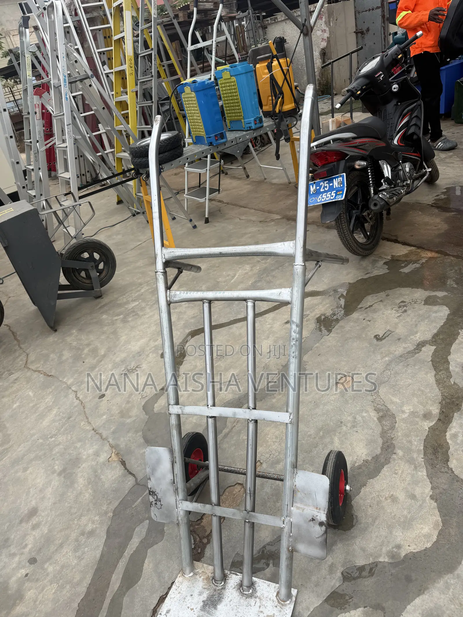Silver Trolley Cart
