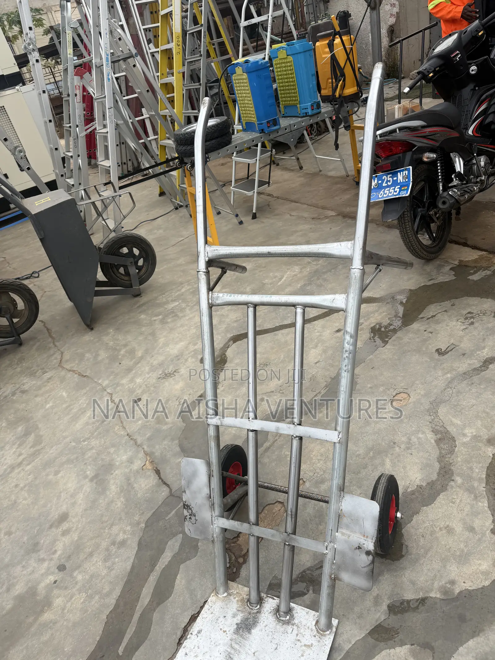Silver Trolley Cart