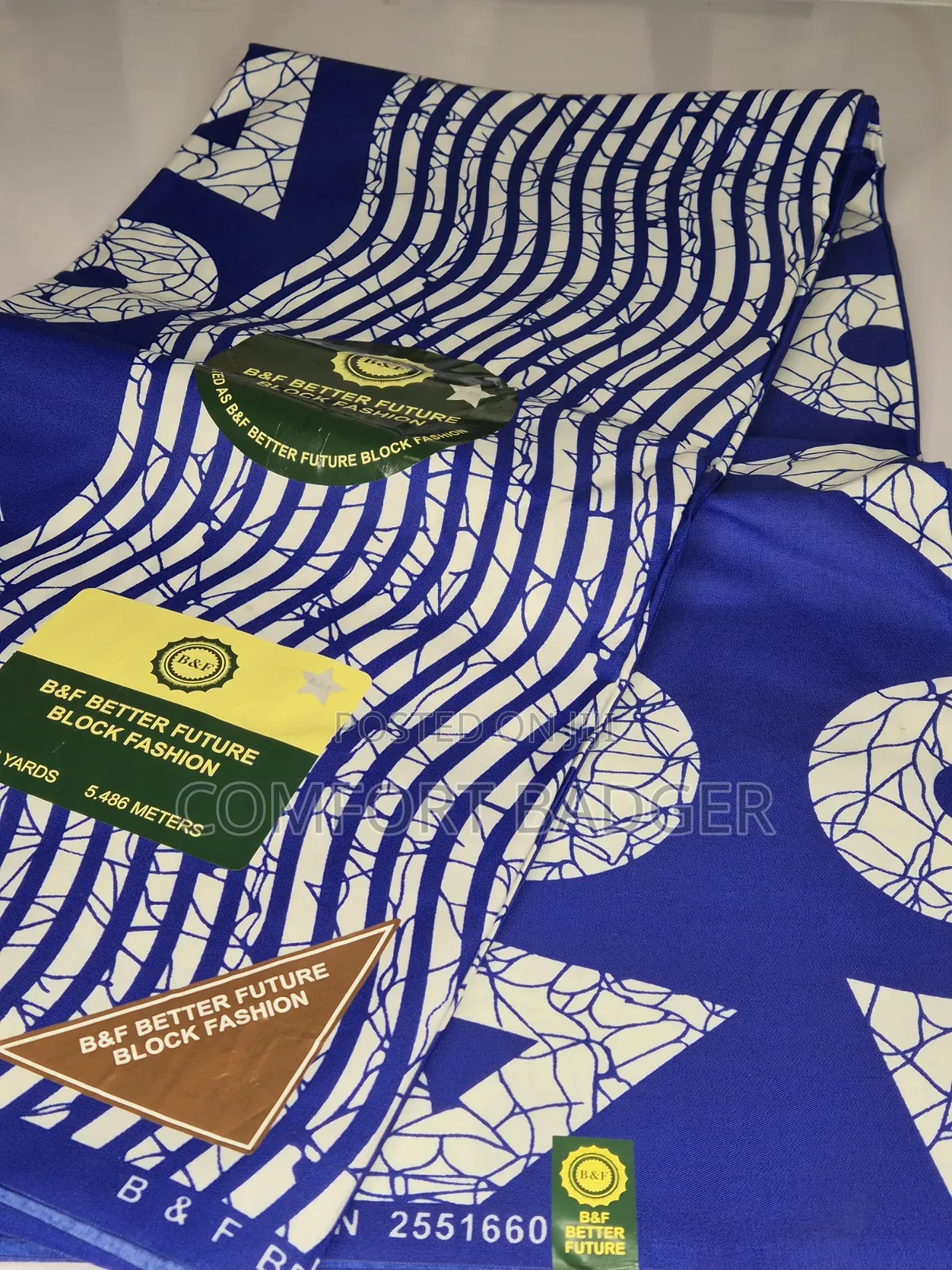 Circle and Triangle Small African Print in 6 Yards