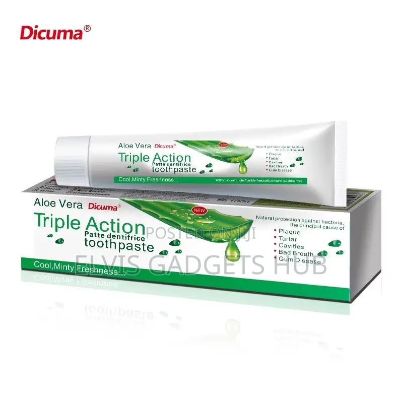 Dicuma Aloe Vera Triple Action Toothpaste