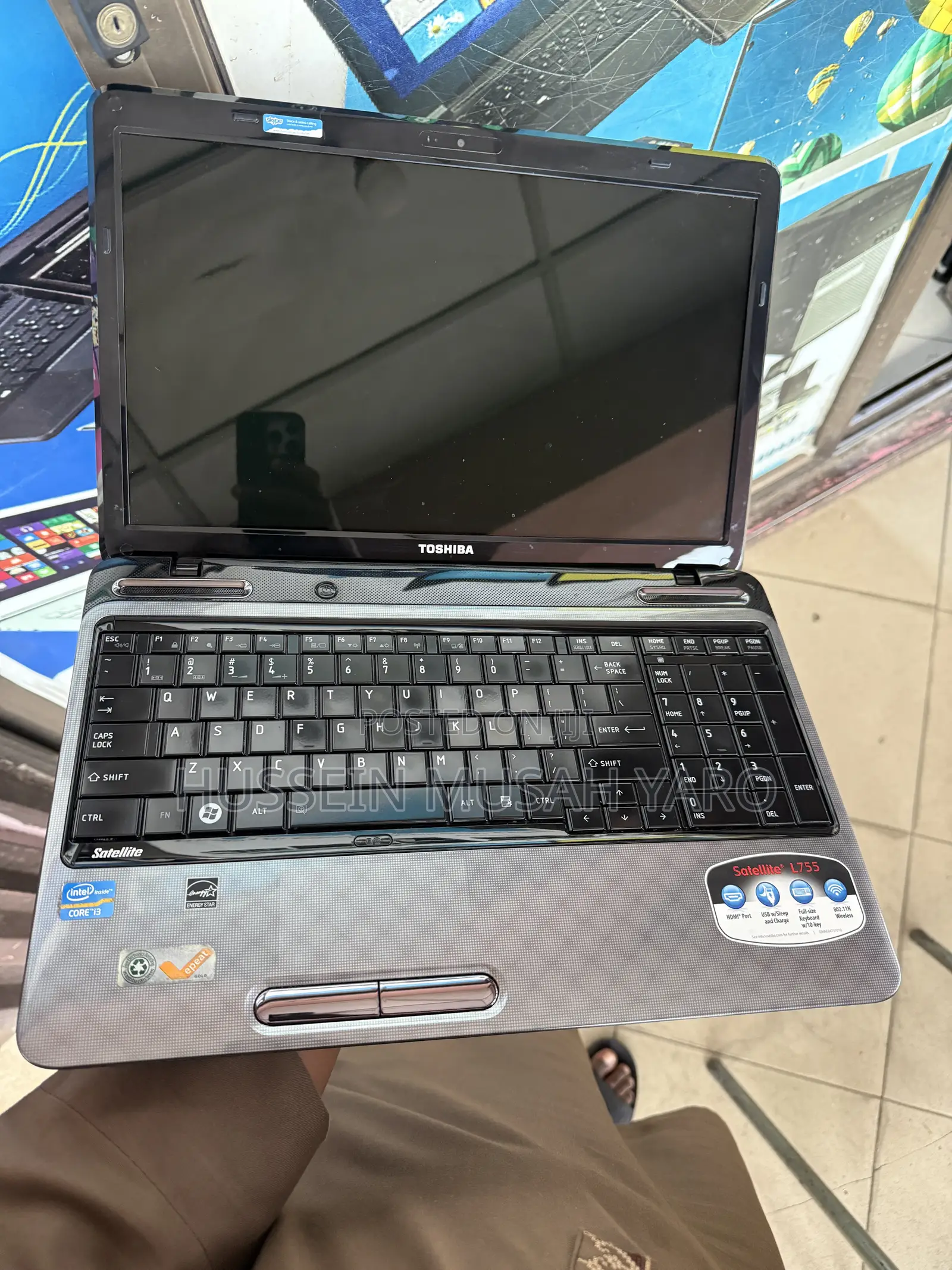Laptop Toshiba Satellite L755 4GB Intel Core i3 HDD 320GB
