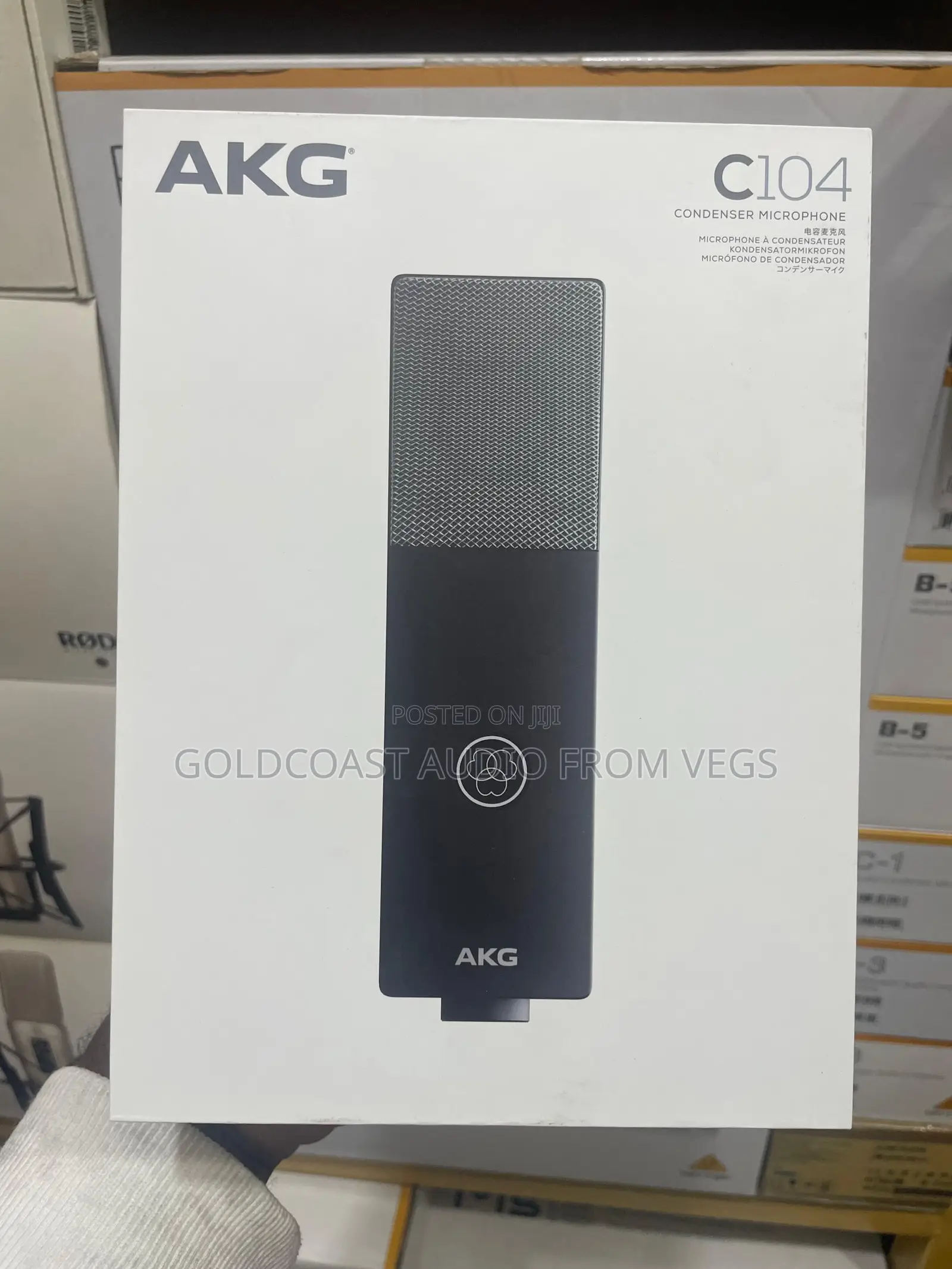 AKG C104 Large-Diaphragm Cardioid Electret Condenser Microphone