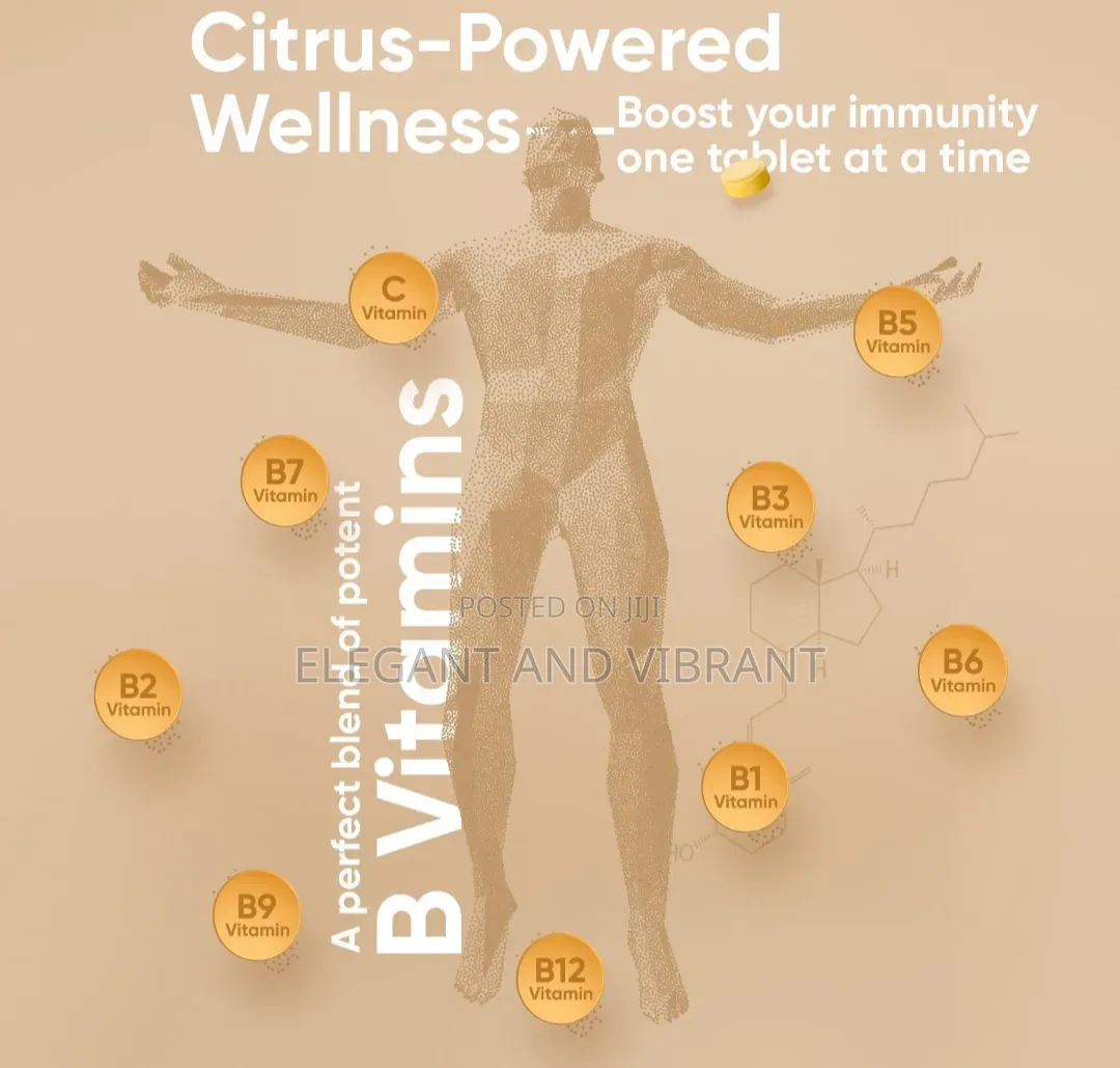 Vitamin B -Tablets - Vitamin B12, Biotin,VitaminB6,VitaminC,Vitamin B9