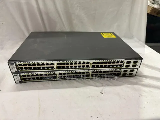 Cisco Catalyst 3750-48port Fast Ethernet Layer 3 Managed  Switch+4xSFP