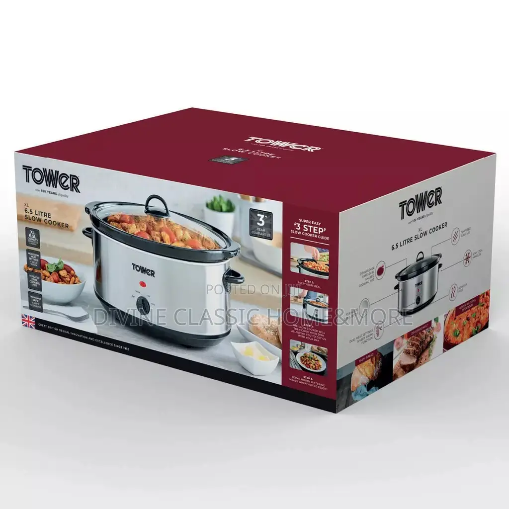 6.5lit Tower Slow Cooker