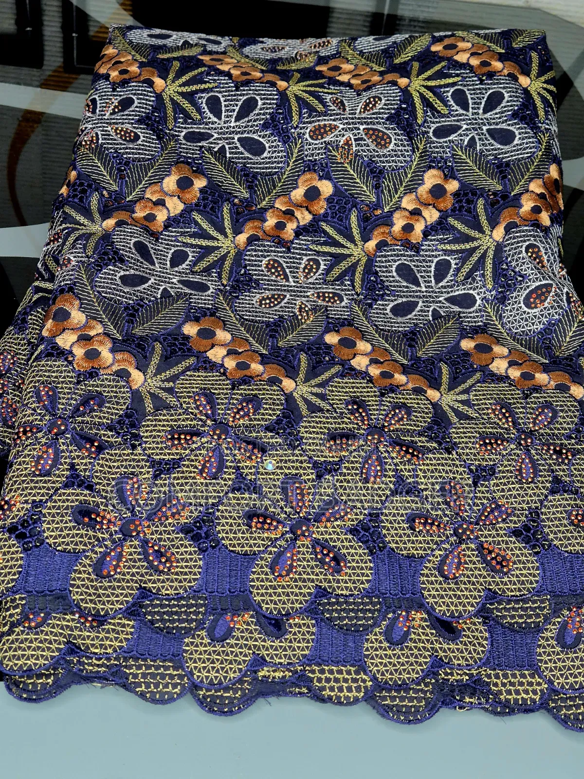 Exotic Luxury Embroidery Voile  Lace With Beautiful Edges