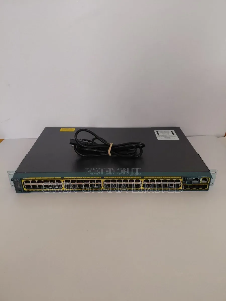 Cisco Catalyst (WS-C2960S-48LPD-L) 48-Ports Gigabit Manged Switch+ SFP