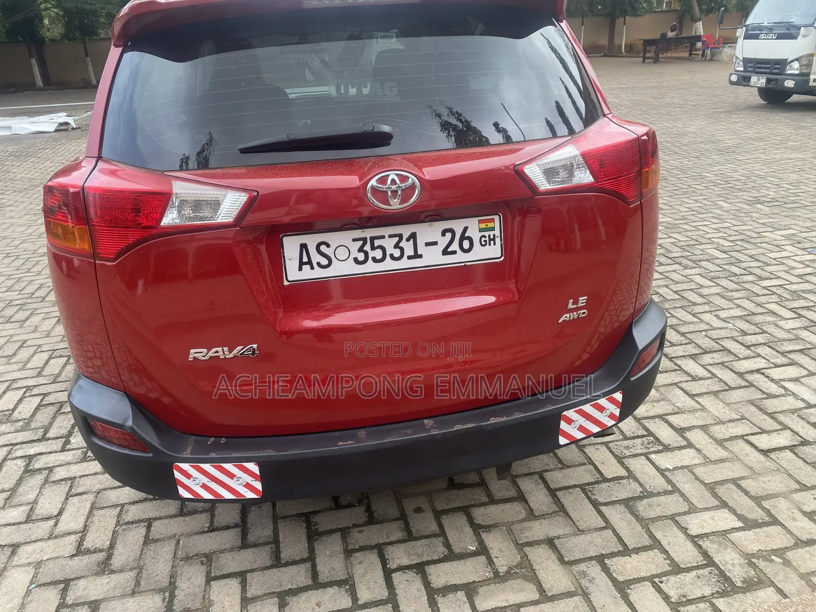 Toyota RAV4 XLE AWD (2.5L 4cyl 6A) 2016 Red