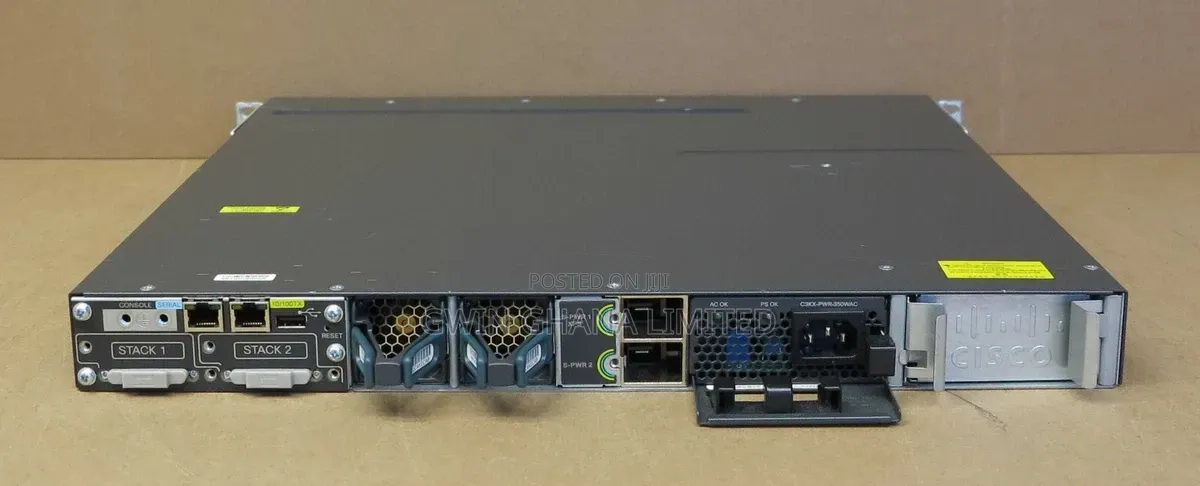 Cisco WS-C3750X-48PF-S 48-Port Gigabit Layer 3 Manged Switch