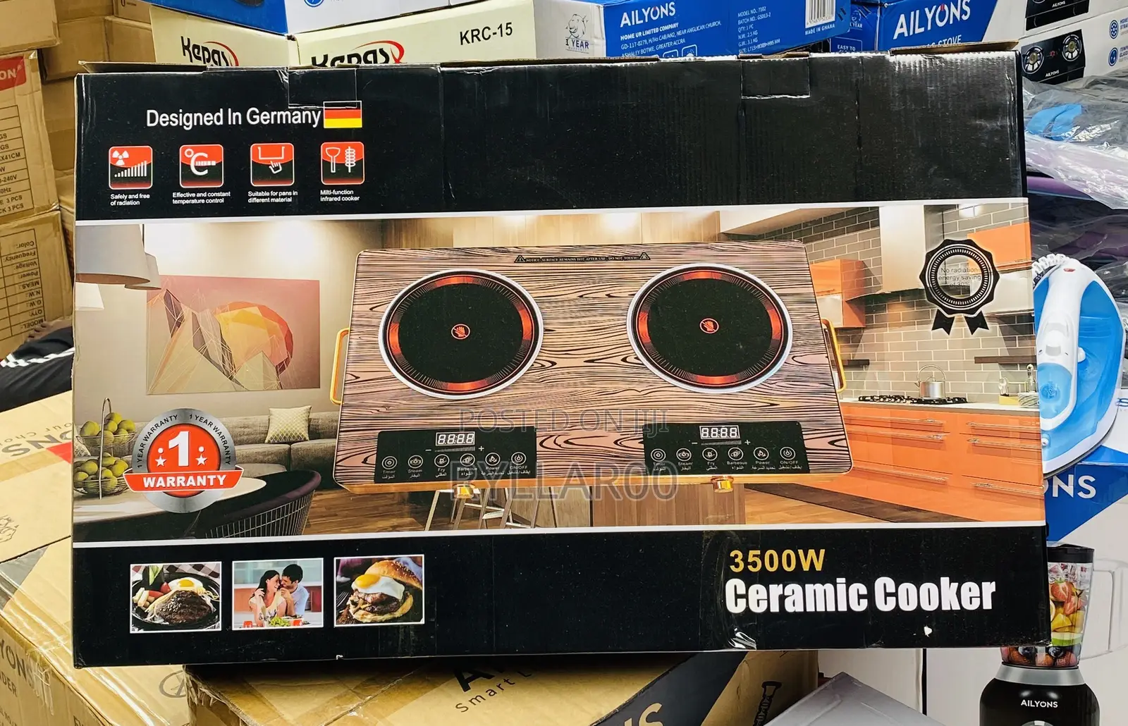 Silver Crest Double Digital Infrared Cooker