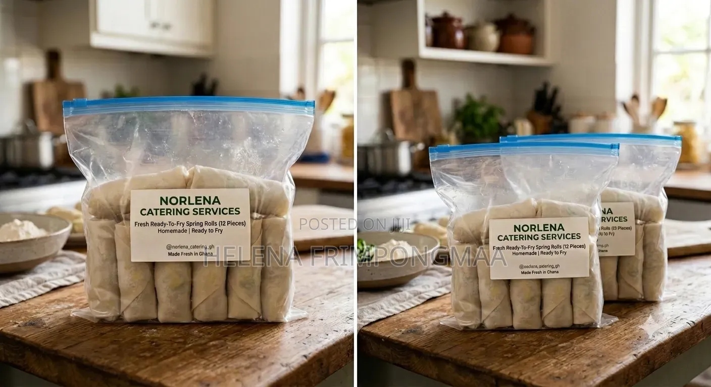 Tuna and  Vegetables Filling Spring Rolls ( 12 Pieces Per Pack)