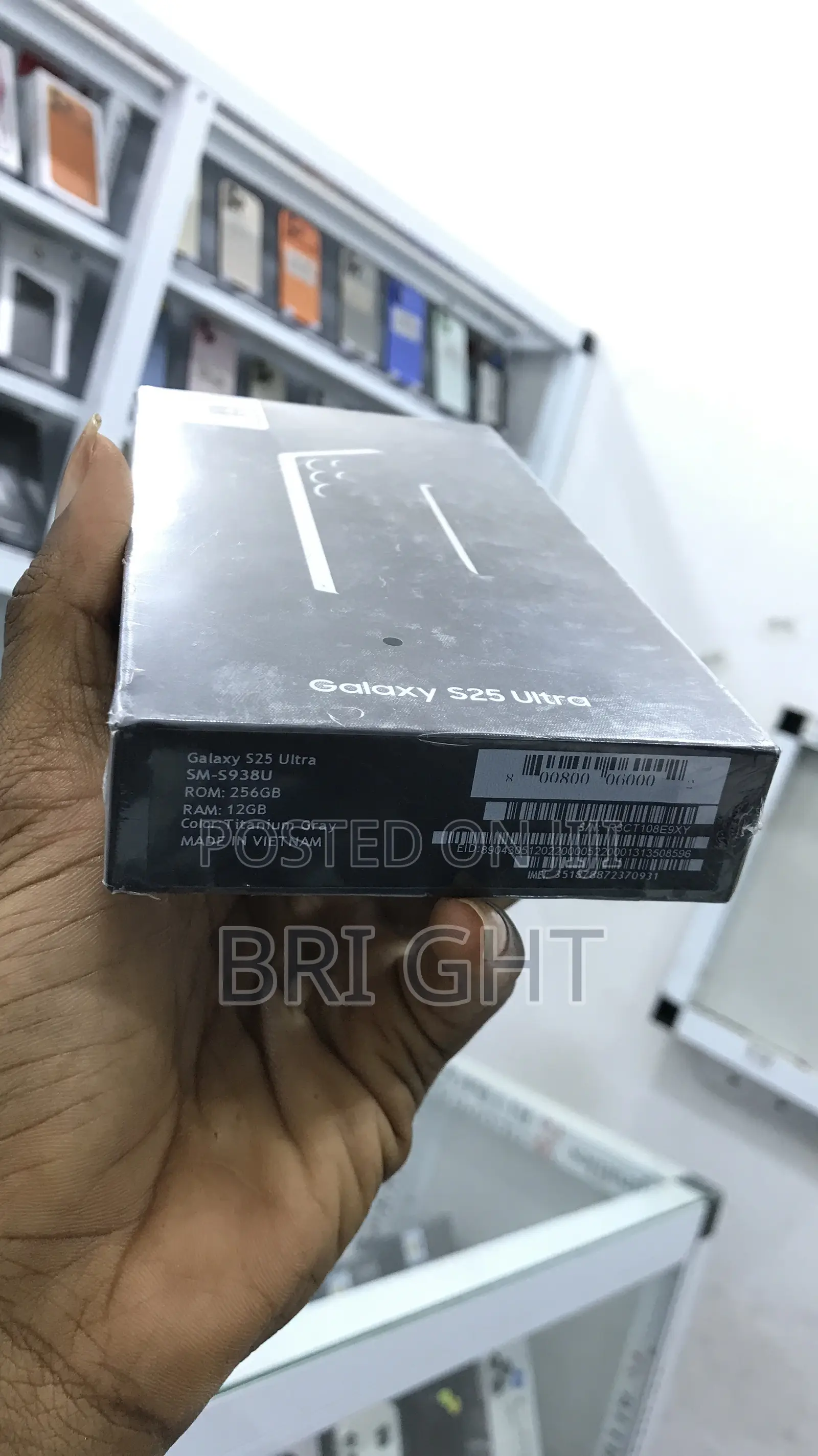 New Samsung Galaxy S25 Ultra 256 GB Gray