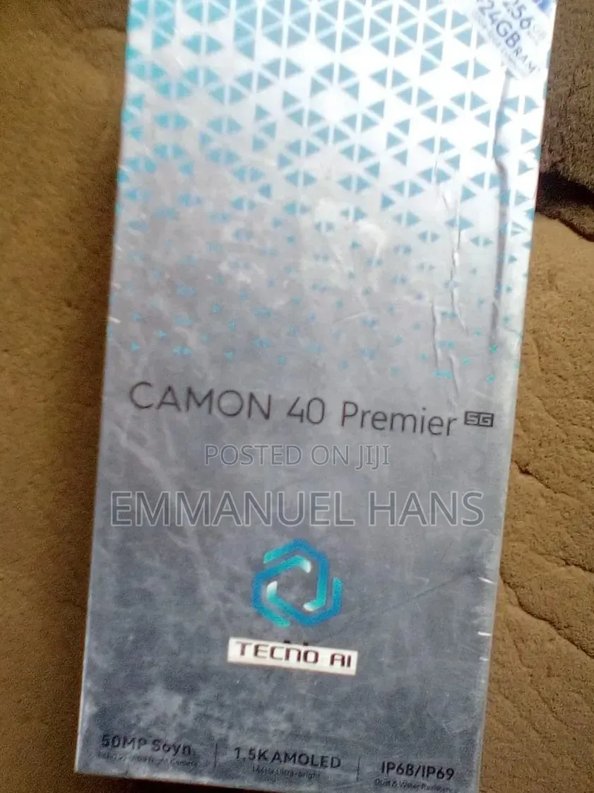 New Tecno Camon 40 Premier 5G 256 GB Black