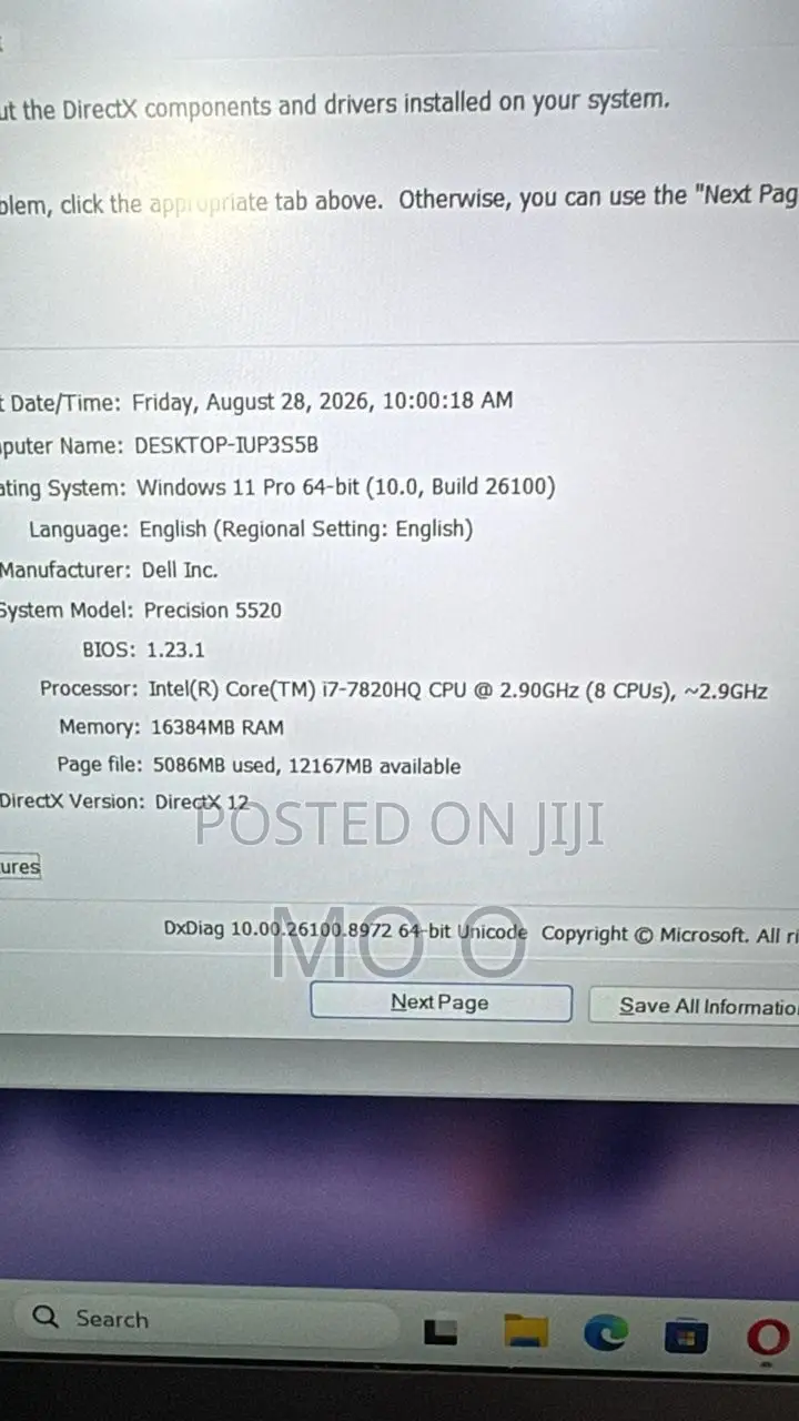 Laptop Dell XPS 15 (9550) 16GB Intel Core i7 SSD 512GB