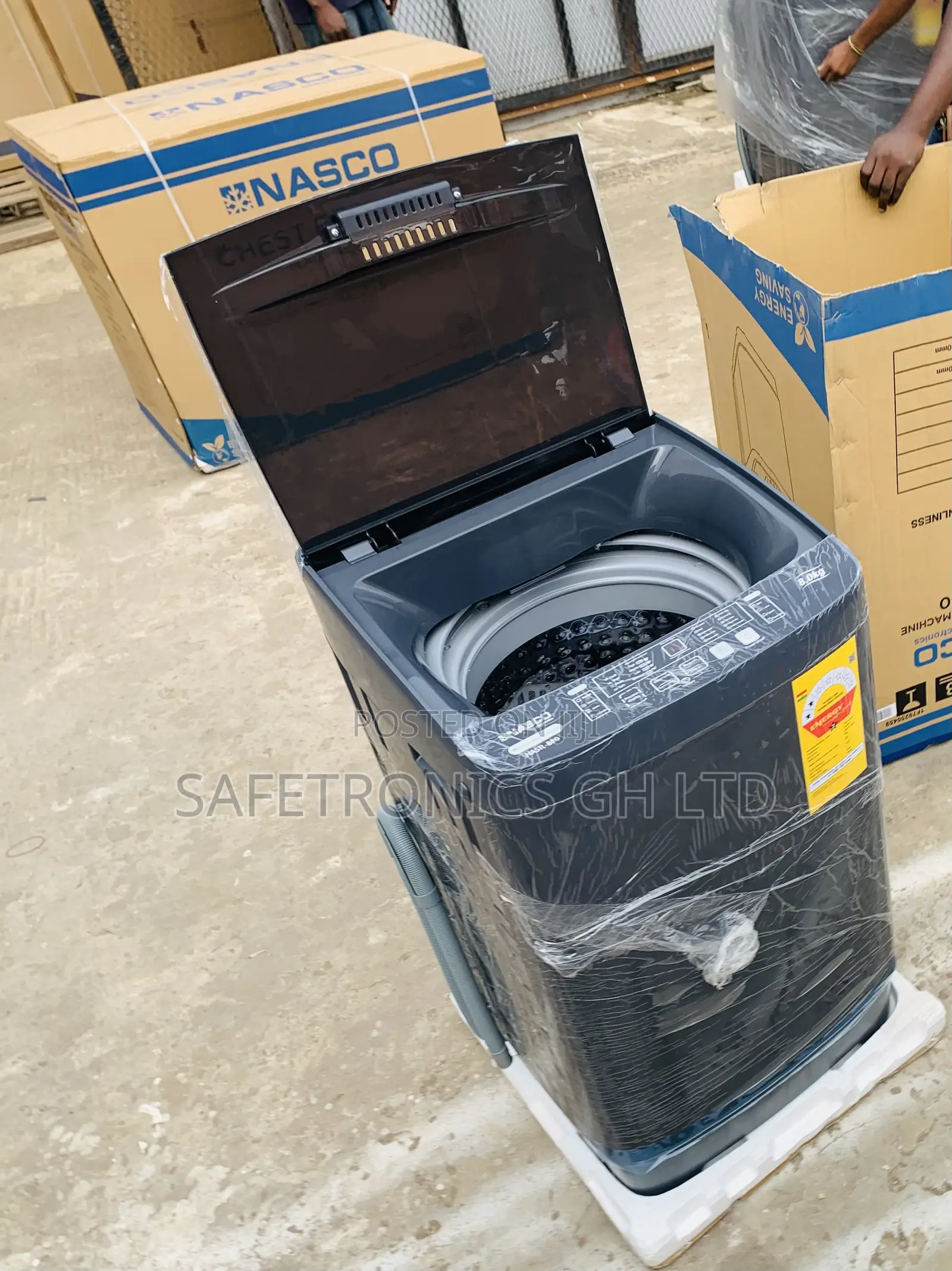 Exclusive Nasco 8KG Top Load FullAutomatic Washing Machine (NASTL-B80)