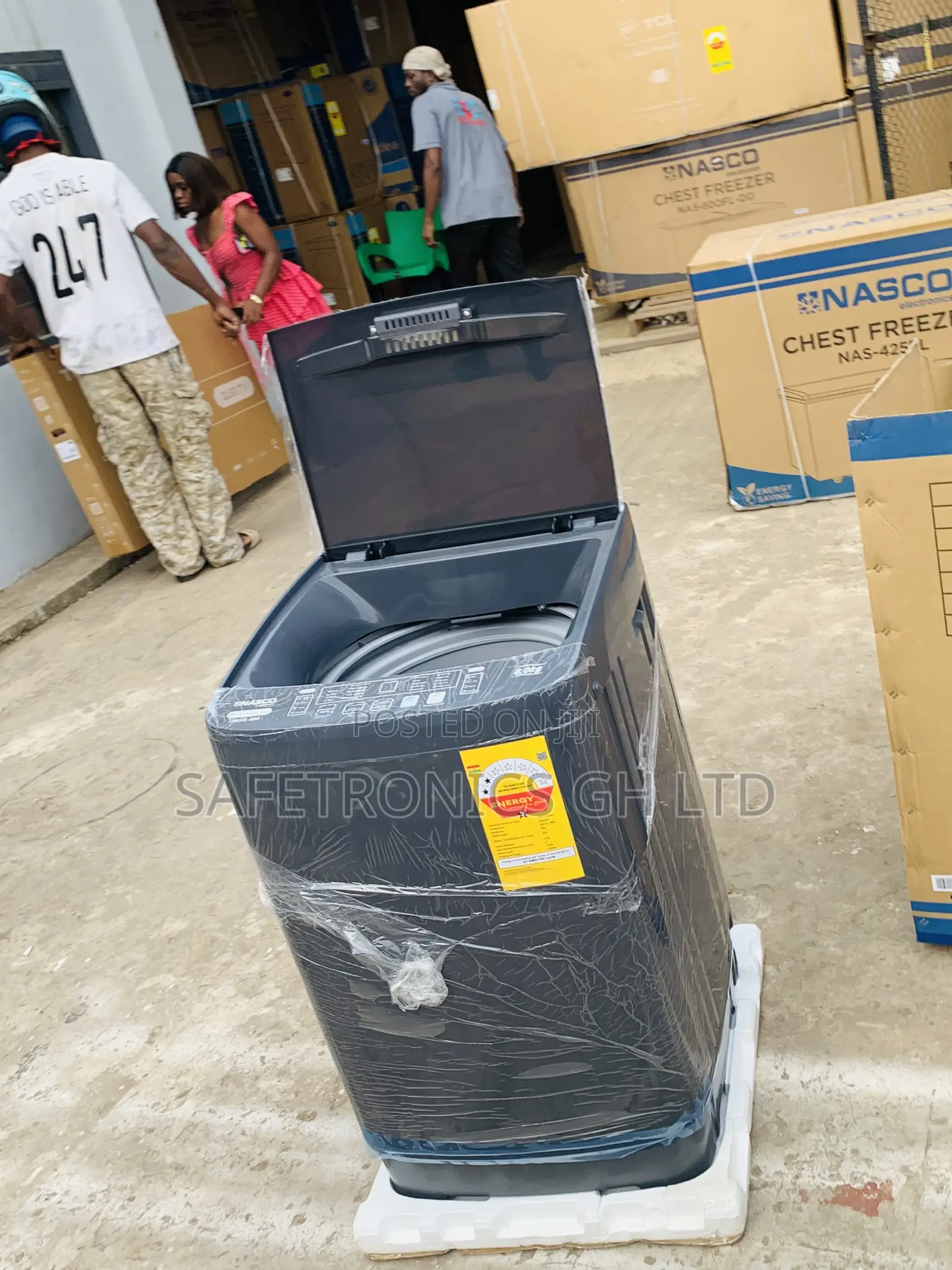 Brand New Nasco 8KG Top Load Fully Automatic Washing Machine NASTL-B80