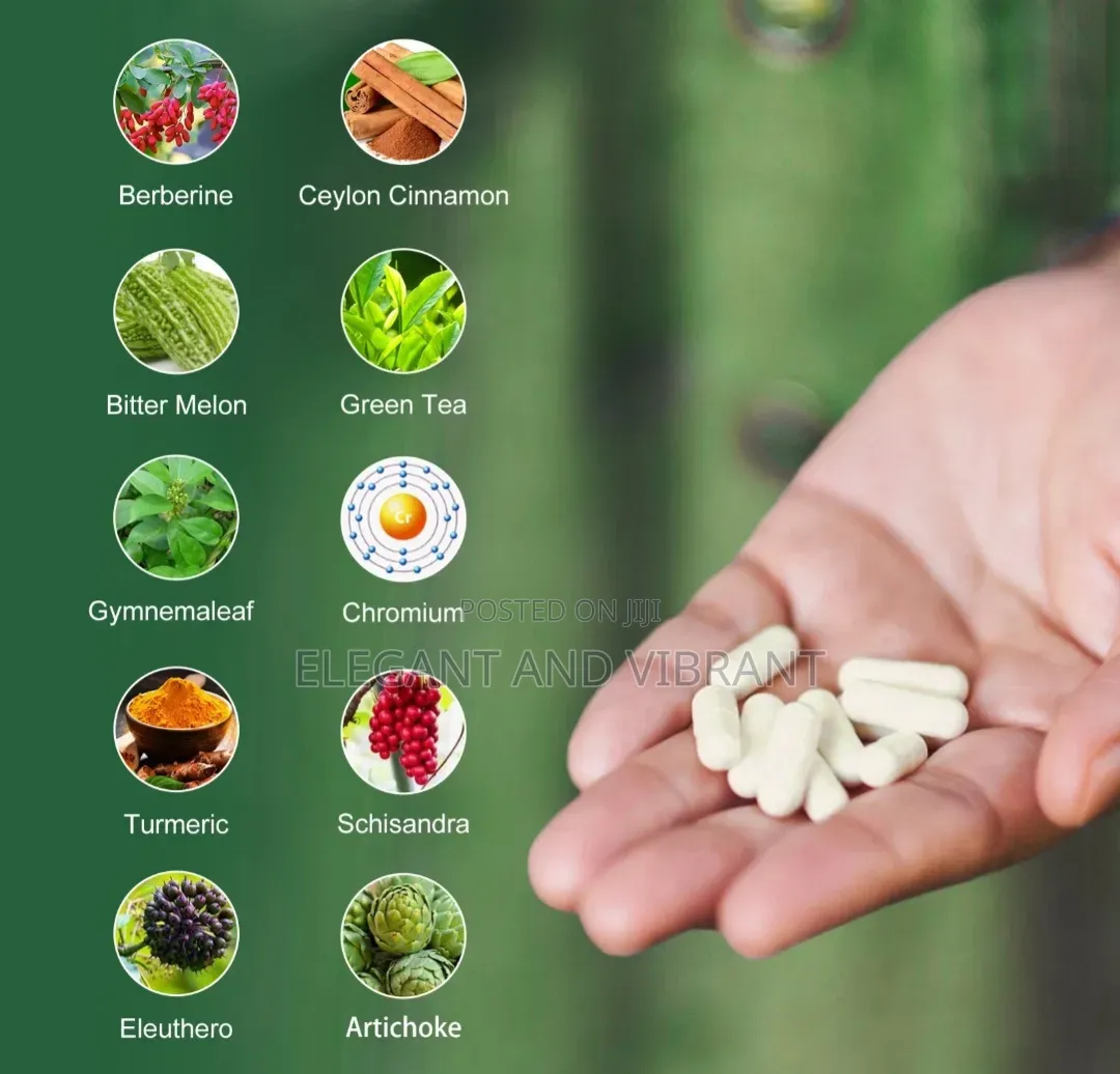 Berberine HCL Extract  1200mg Capsules Healthy Cholesterol