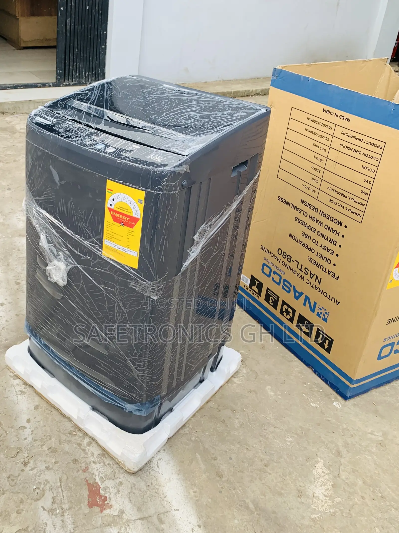 Perfect Nasco 8KG Top Load Fully Automatic Washing Machine (NASTL-B80)