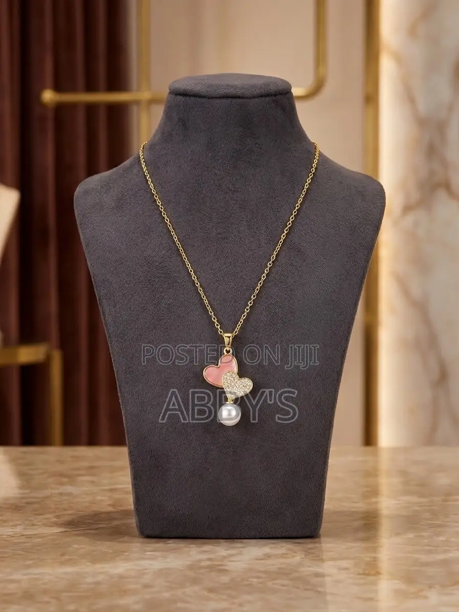 Pink Romance Pearl Pendant Necklace