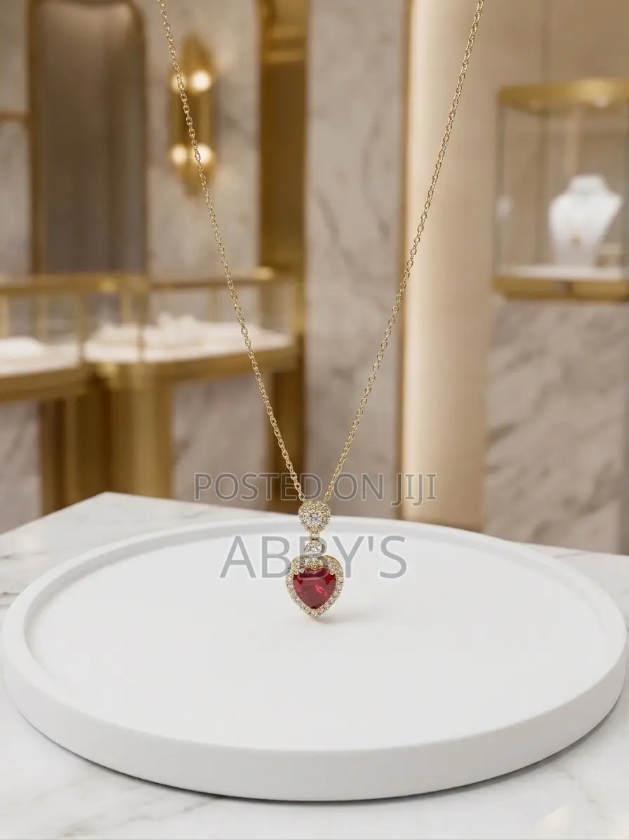 Royal Heart Pendant Necklace