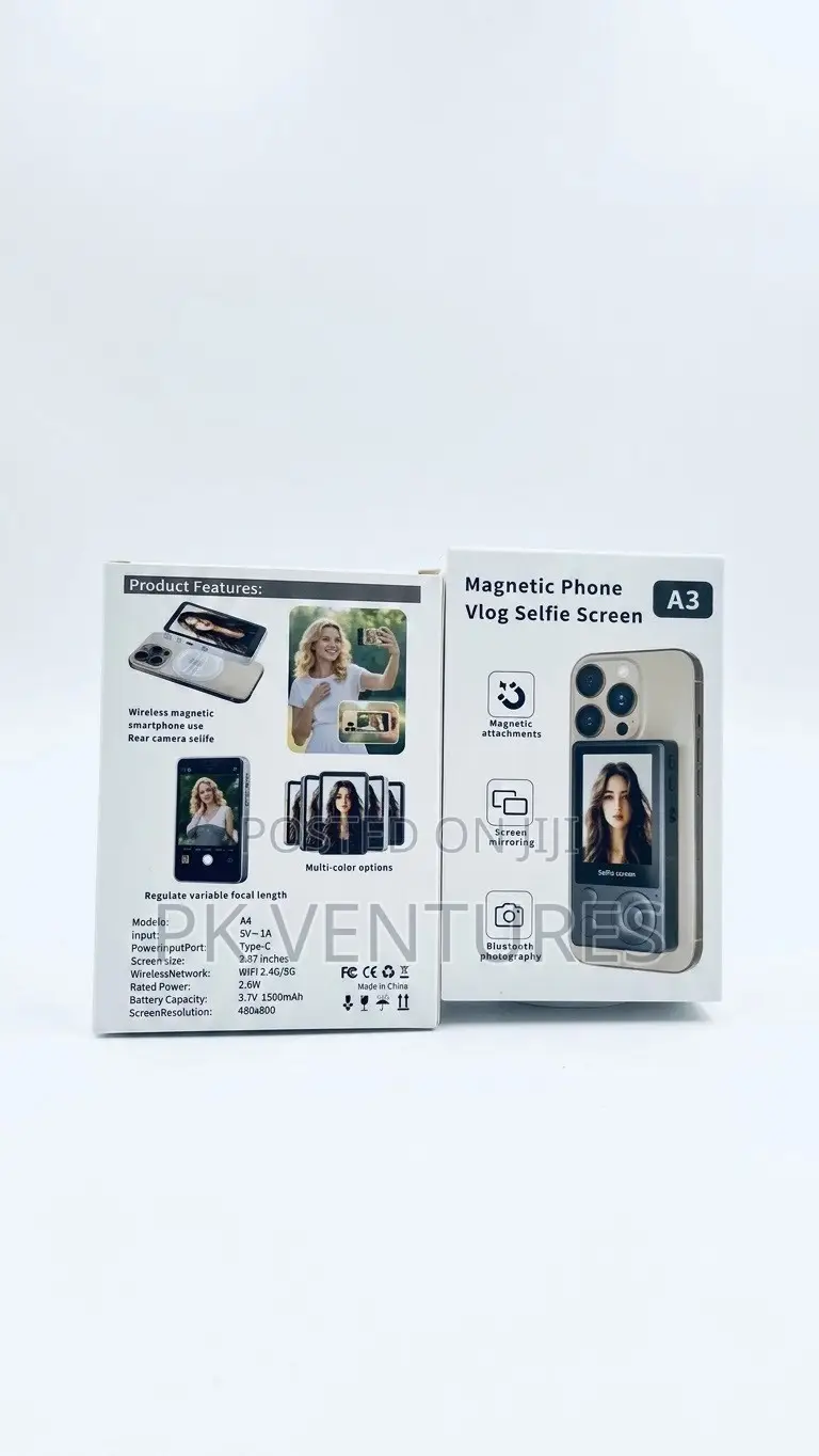 A3 Magnetic Phone Vlog Selfie Screen